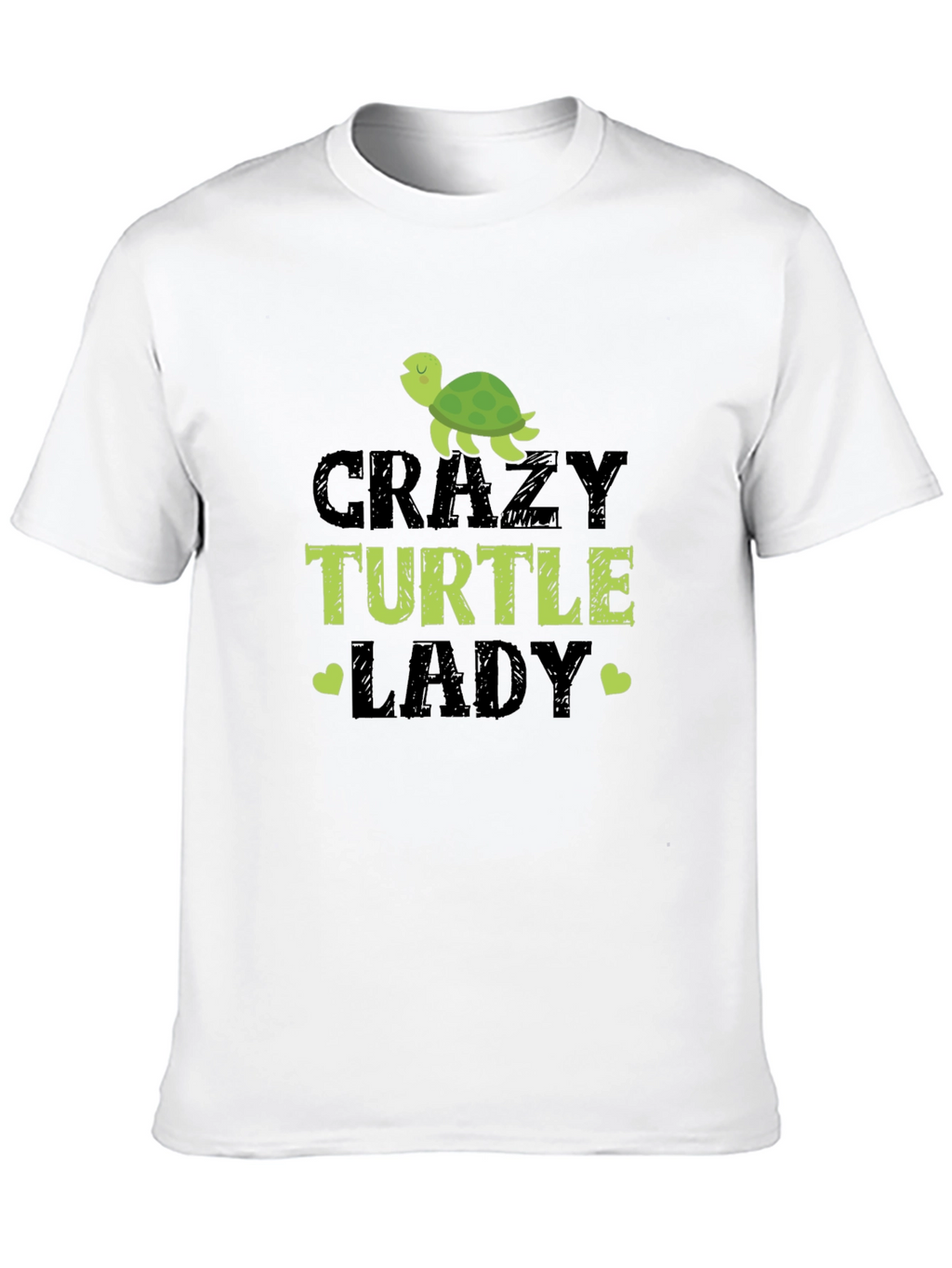 Crazy Turtle Lady T-Shirt - Unique Graphic Tee