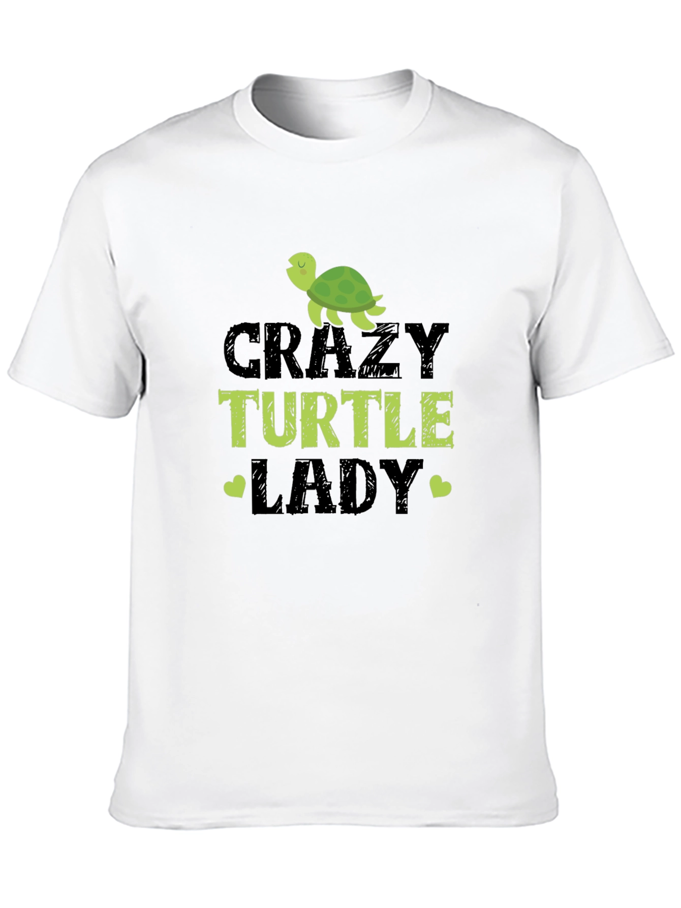 Crazy Turtle Lady T-Shirt - Unique Graphic Tee