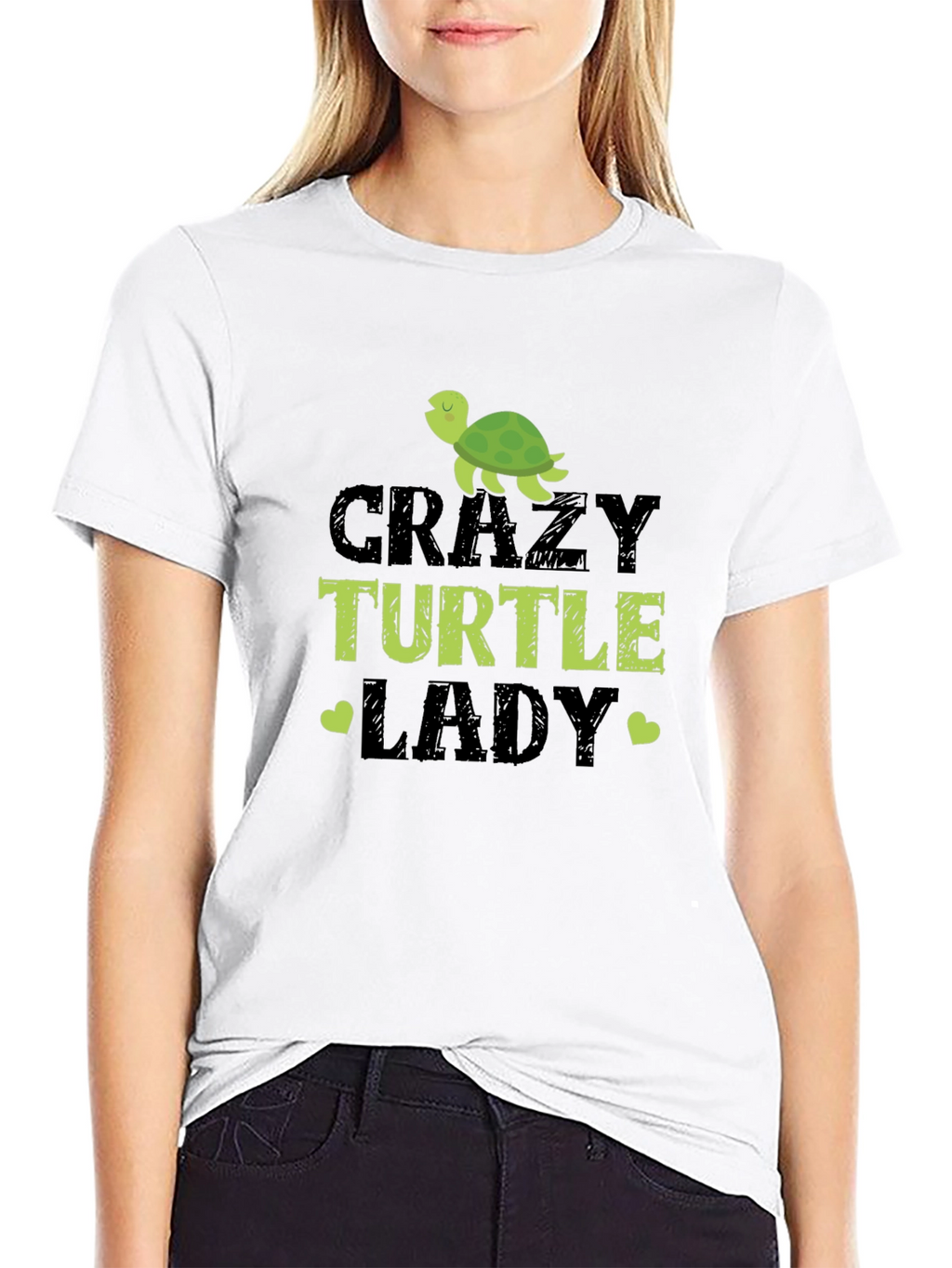 Crazy Turtle Lady T-Shirt - Unique Graphic Tee