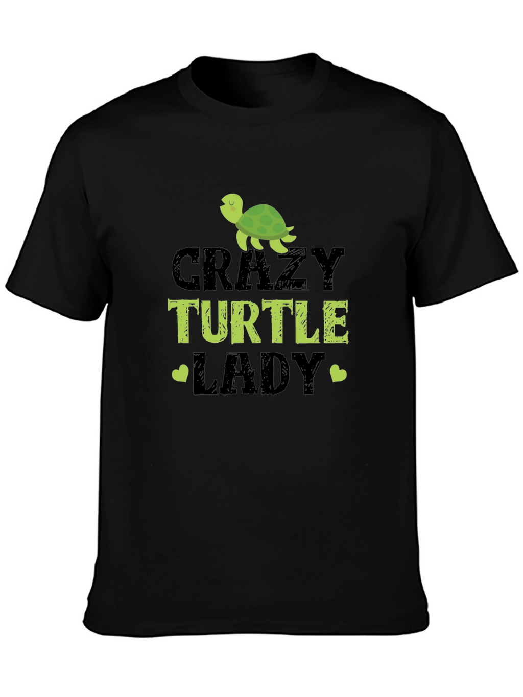 Crazy Turtle Lady T-Shirt - Unique Graphic Tee