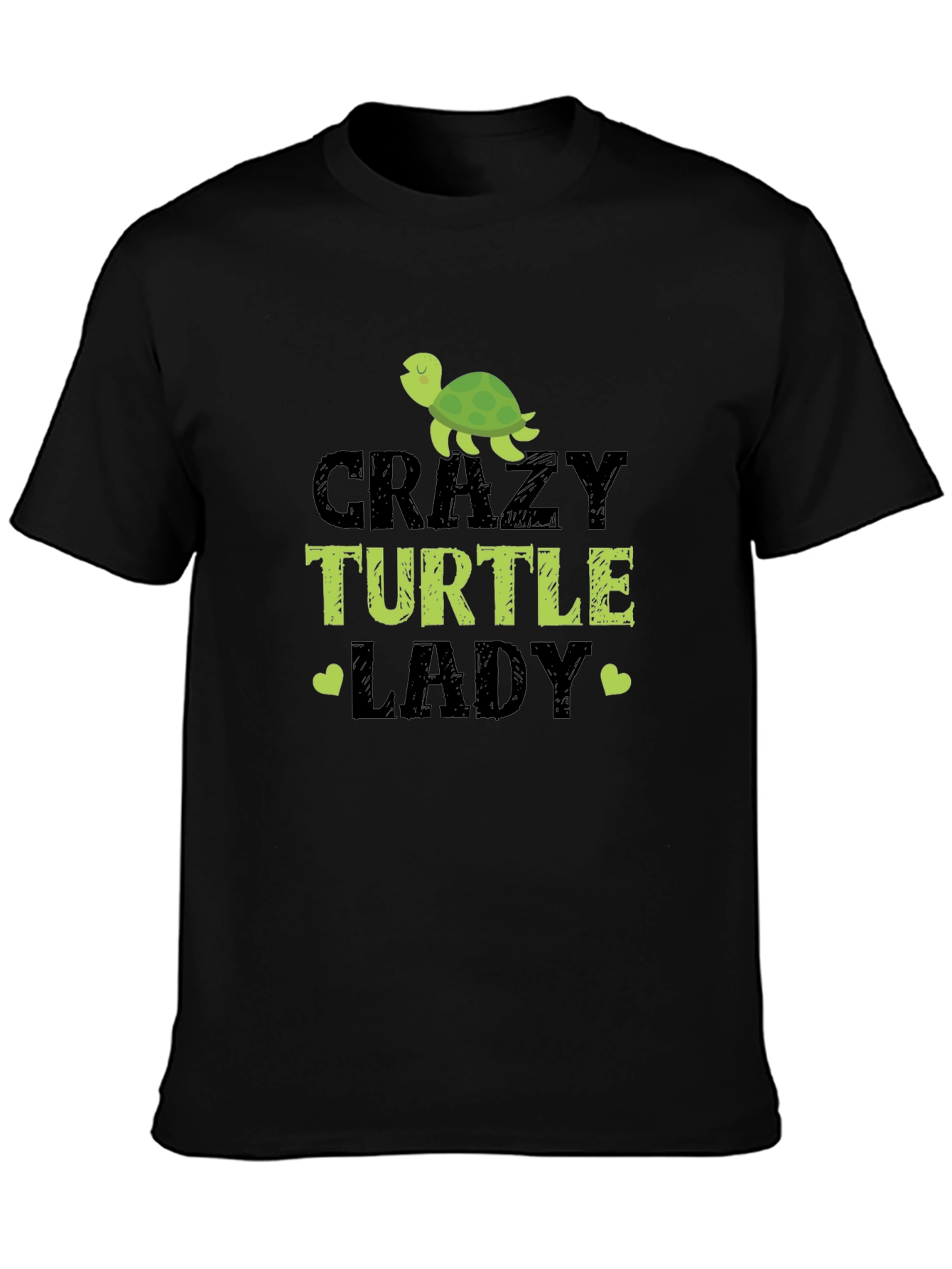 Crazy Turtle Lady T-Shirt - Unique Graphic Tee