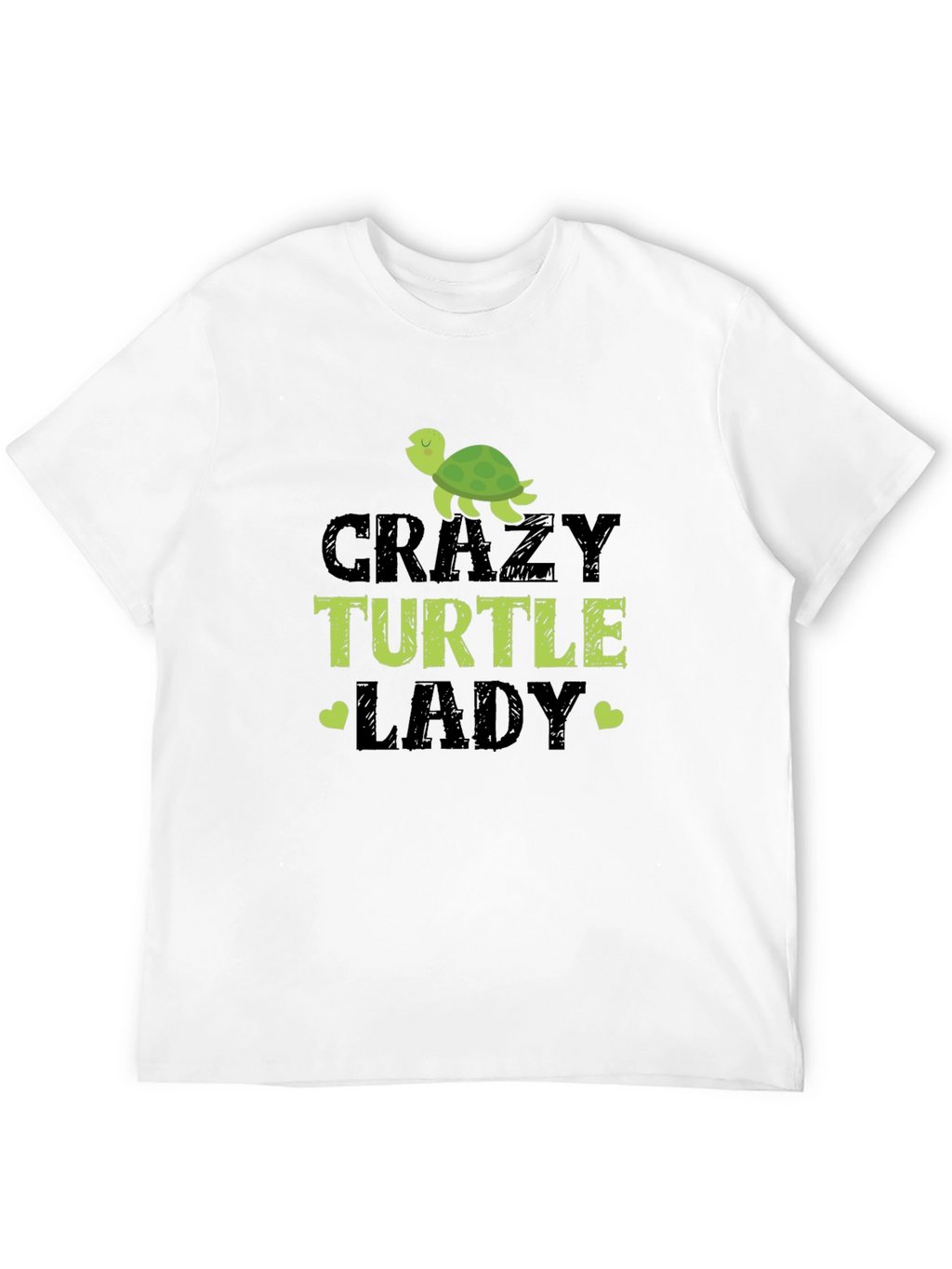 Crazy Turtle Lady T-Shirt - Unique Graphic Tee