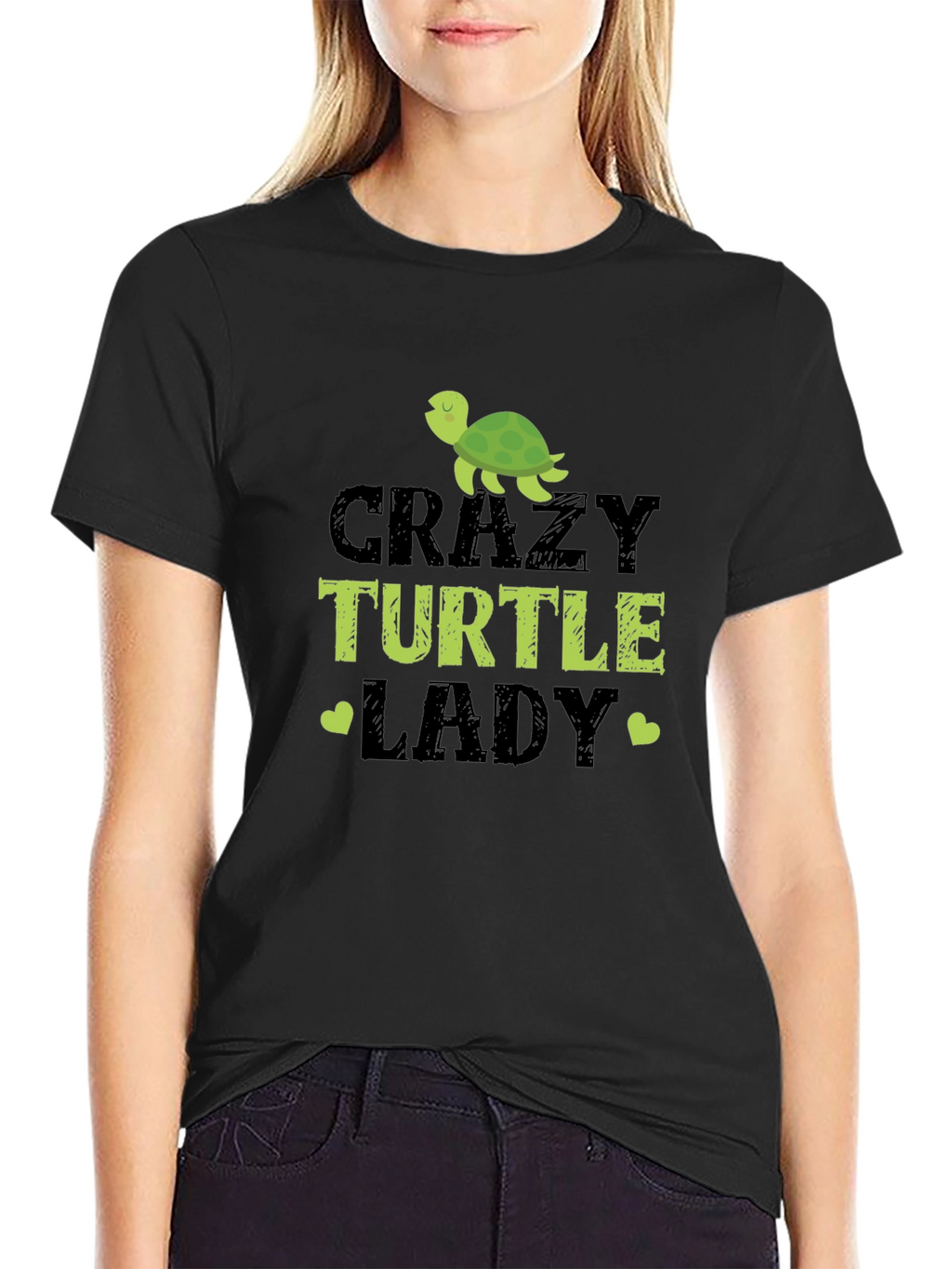 Crazy Turtle Lady T-Shirt - Unique Graphic Tee