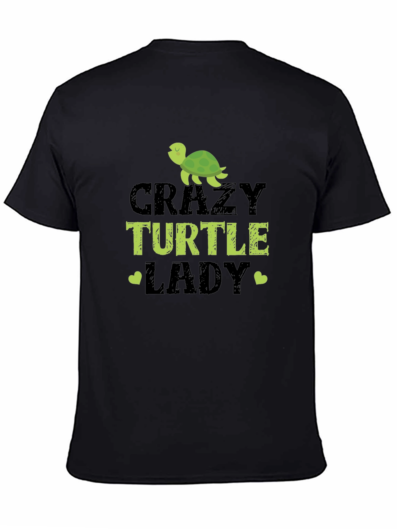 Crazy Turtle Lady T-Shirt - Unique Graphic Tee