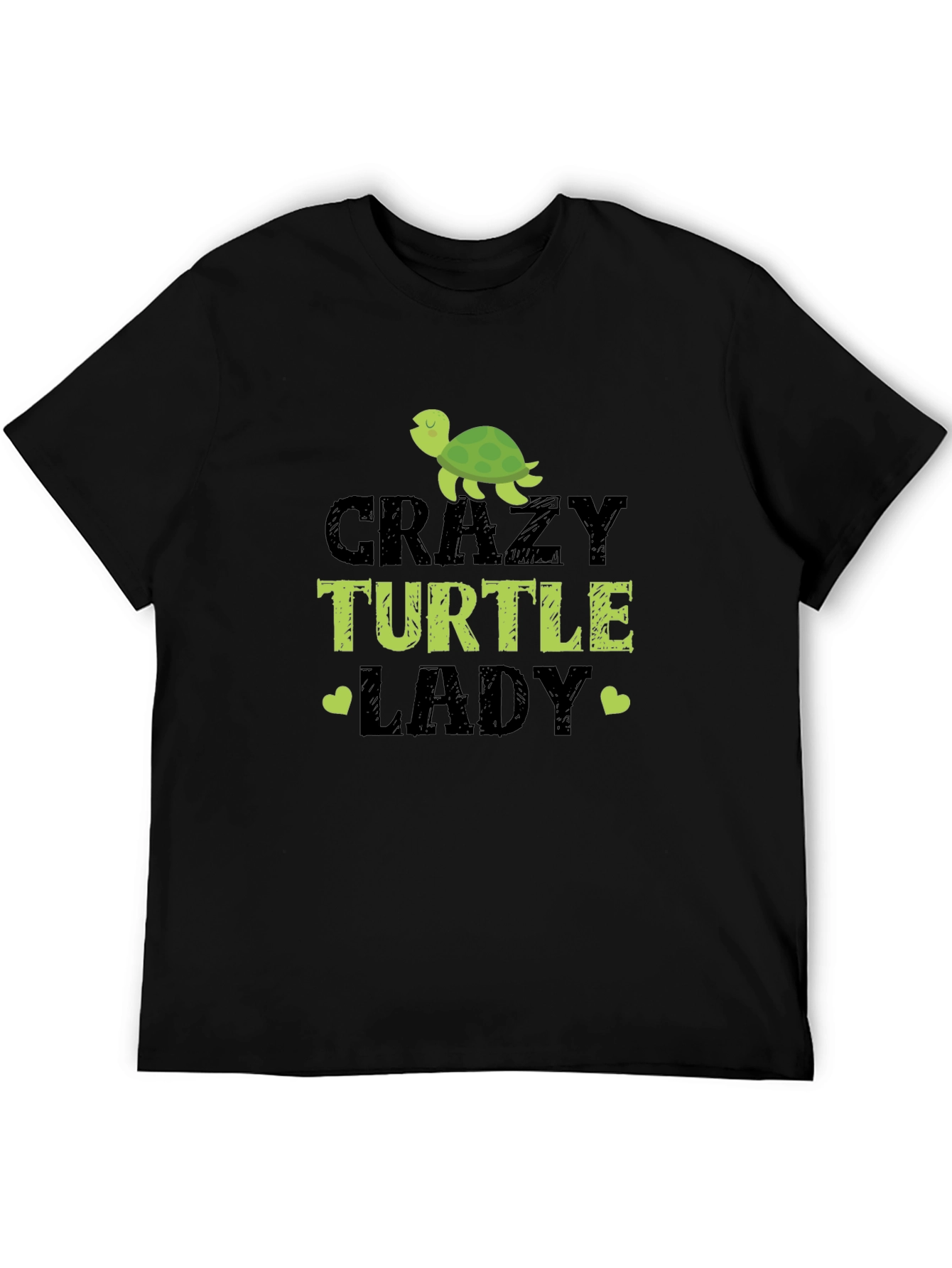 Crazy Turtle Lady T-Shirt - Unique Graphic Tee