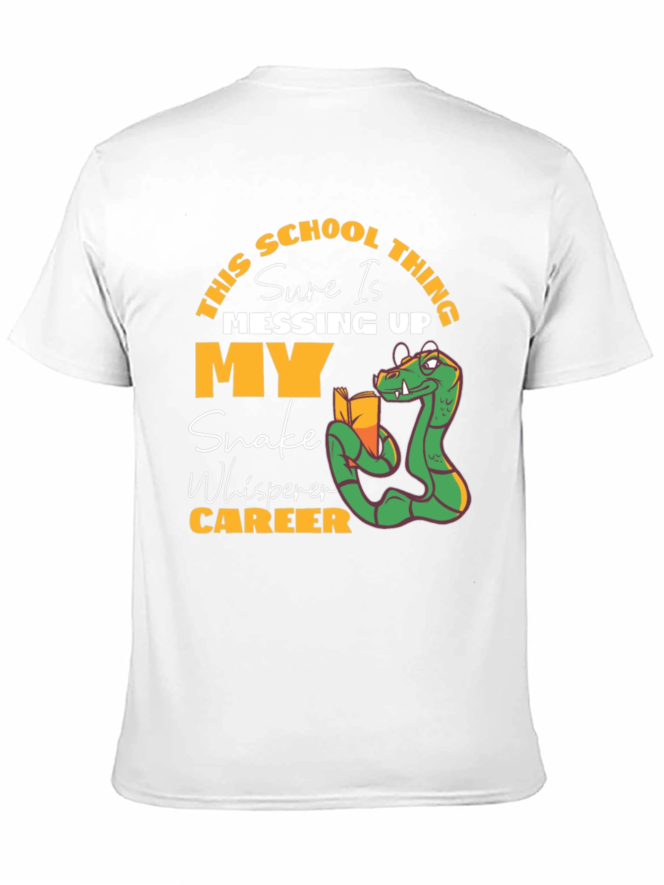 Funny Snake Whisperer School T-Shirt