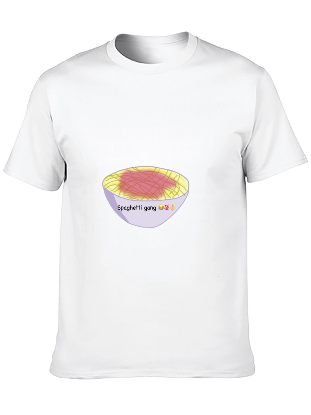 Spaghetti Gang Graphic Tee - Unisex Black T-Shirt