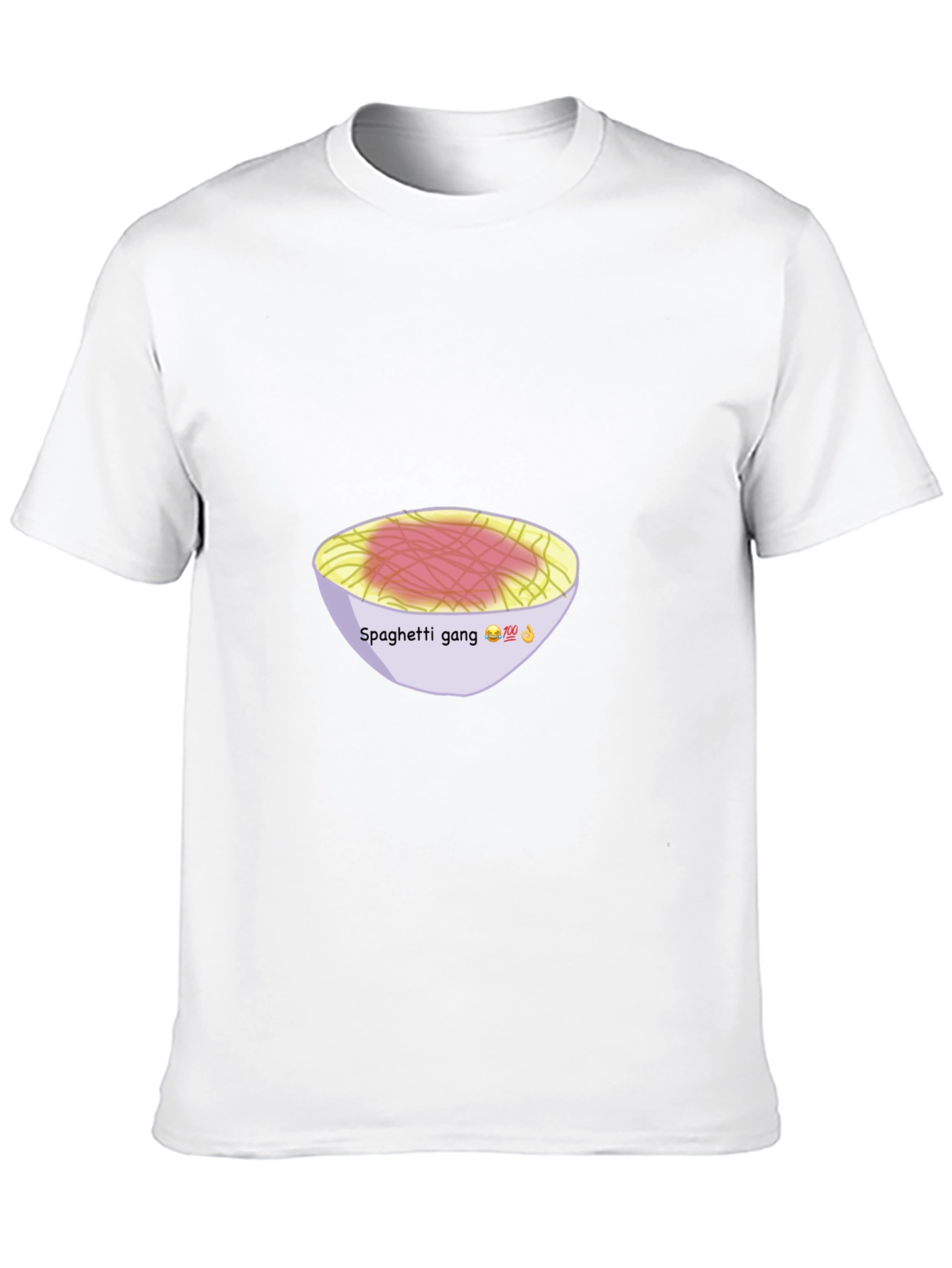 Spaghetti Gang Graphic Tee - Unisex Black T-Shirt
