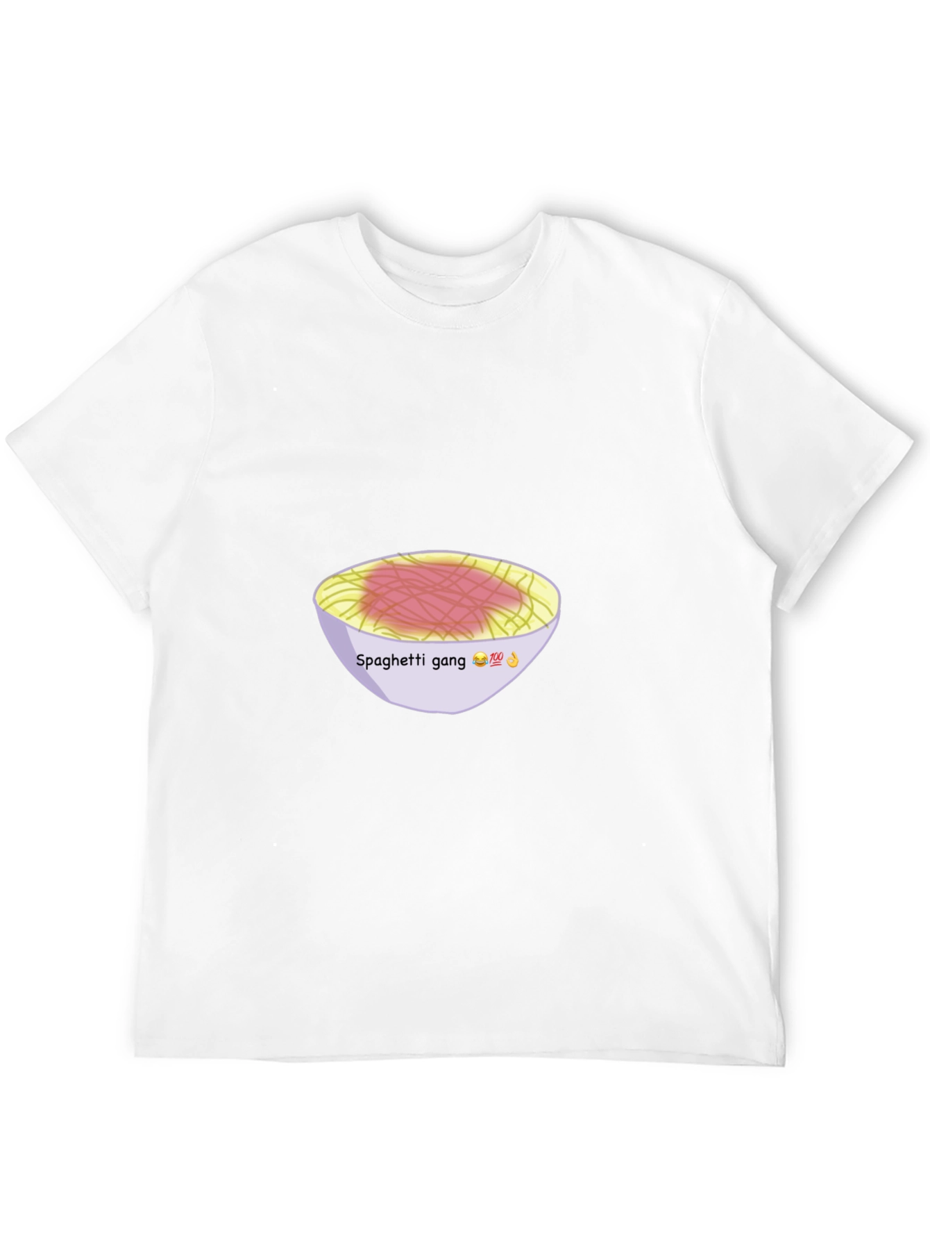 Spaghetti Gang Graphic Tee - Unisex Black T-Shirt