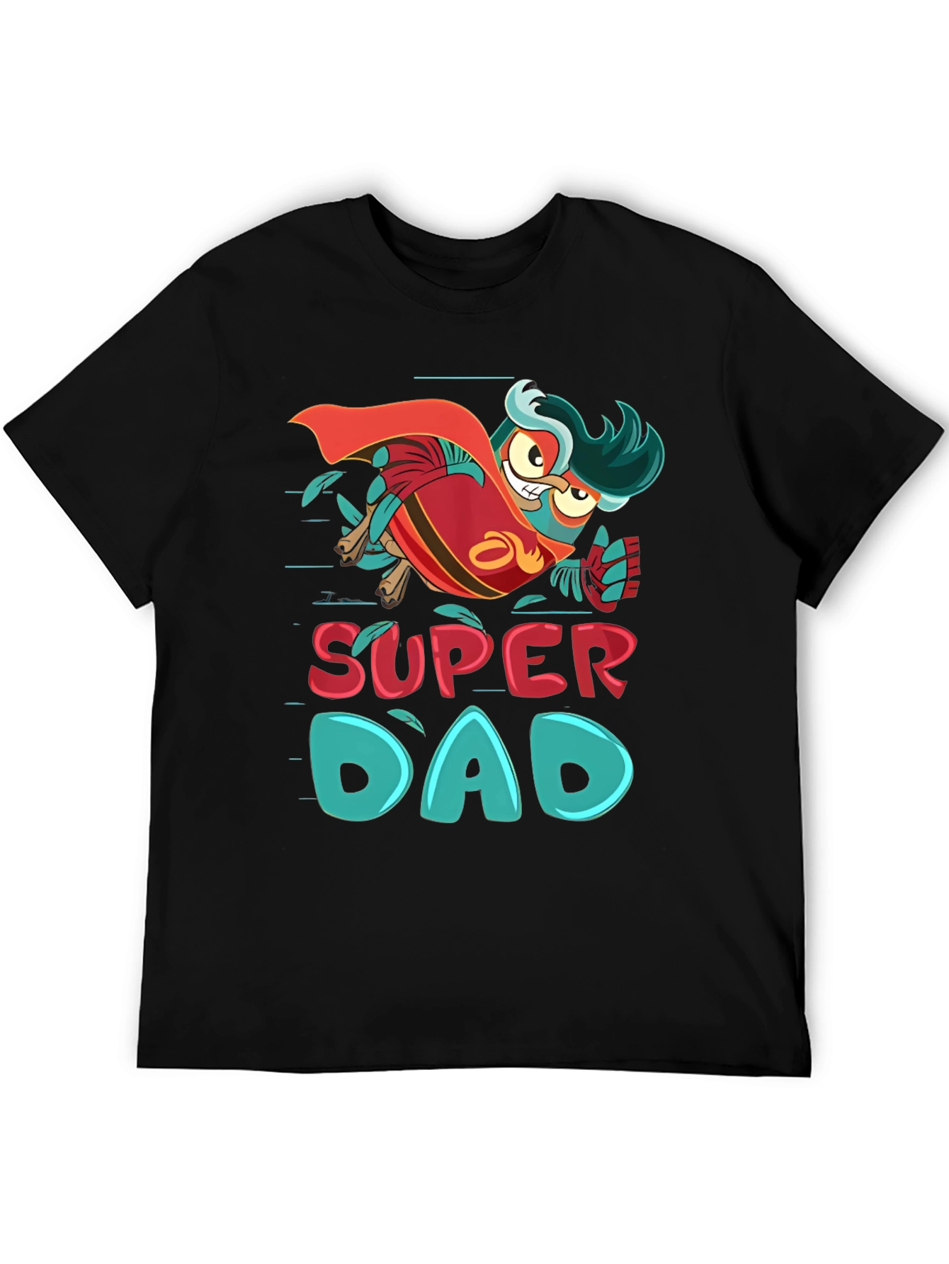 Super Dad Owl Hero T-Shirt - Fathers Day Gift