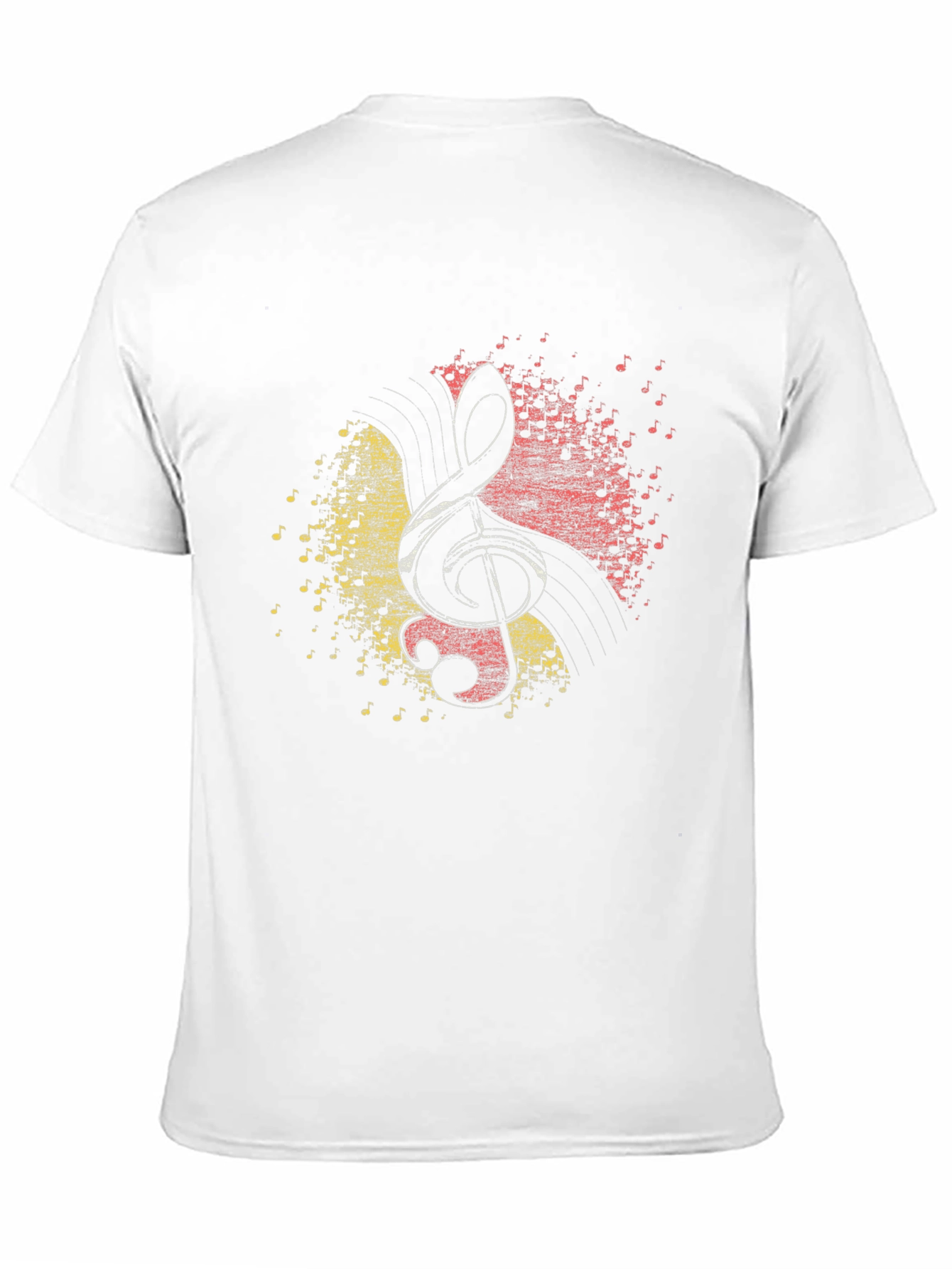Treble Clef Music Notes Graphic T-Shirt