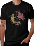 Treble Clef Music Notes Graphic T-Shirt