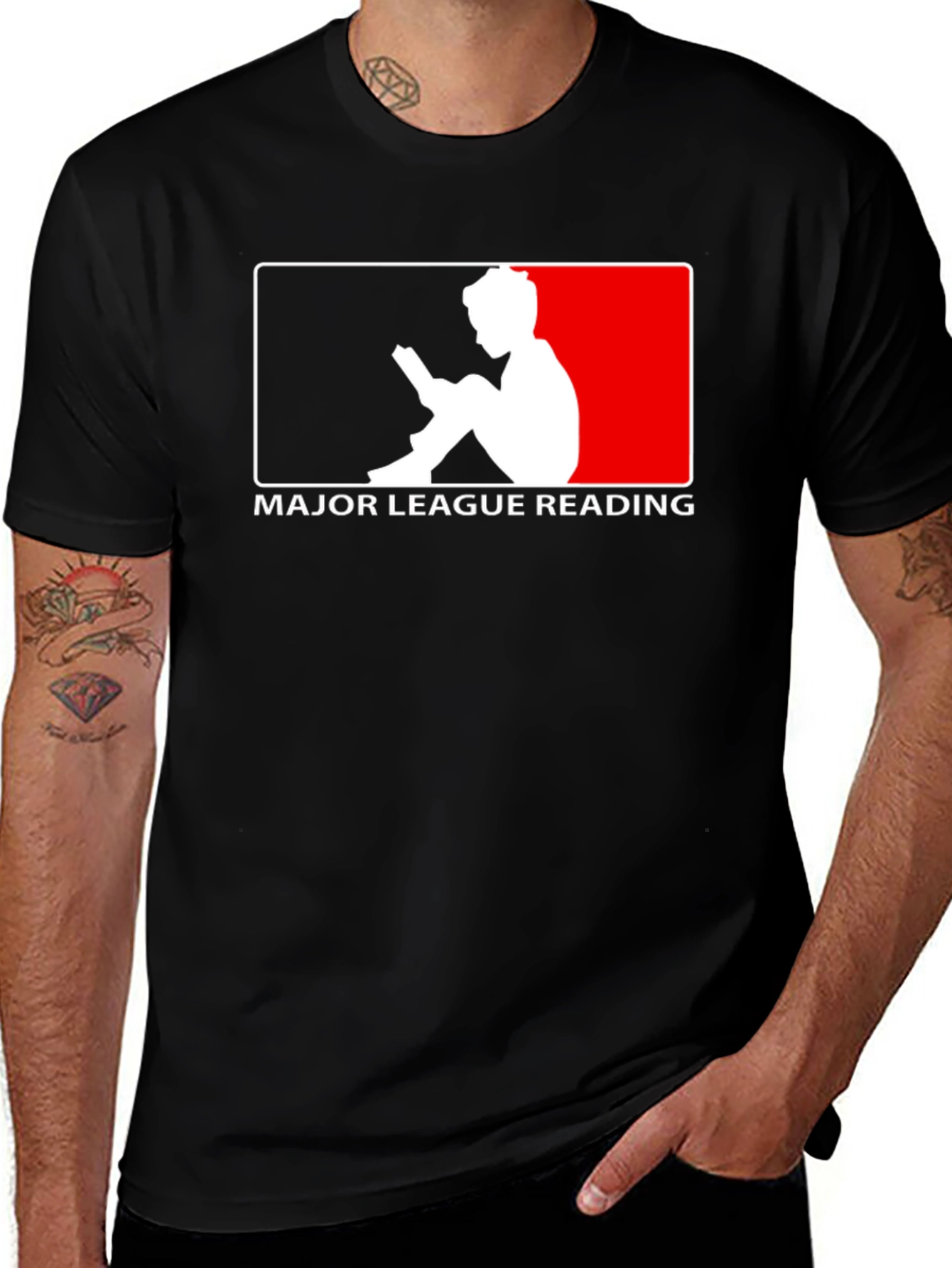 Major League Reading T-Shirt - Black
