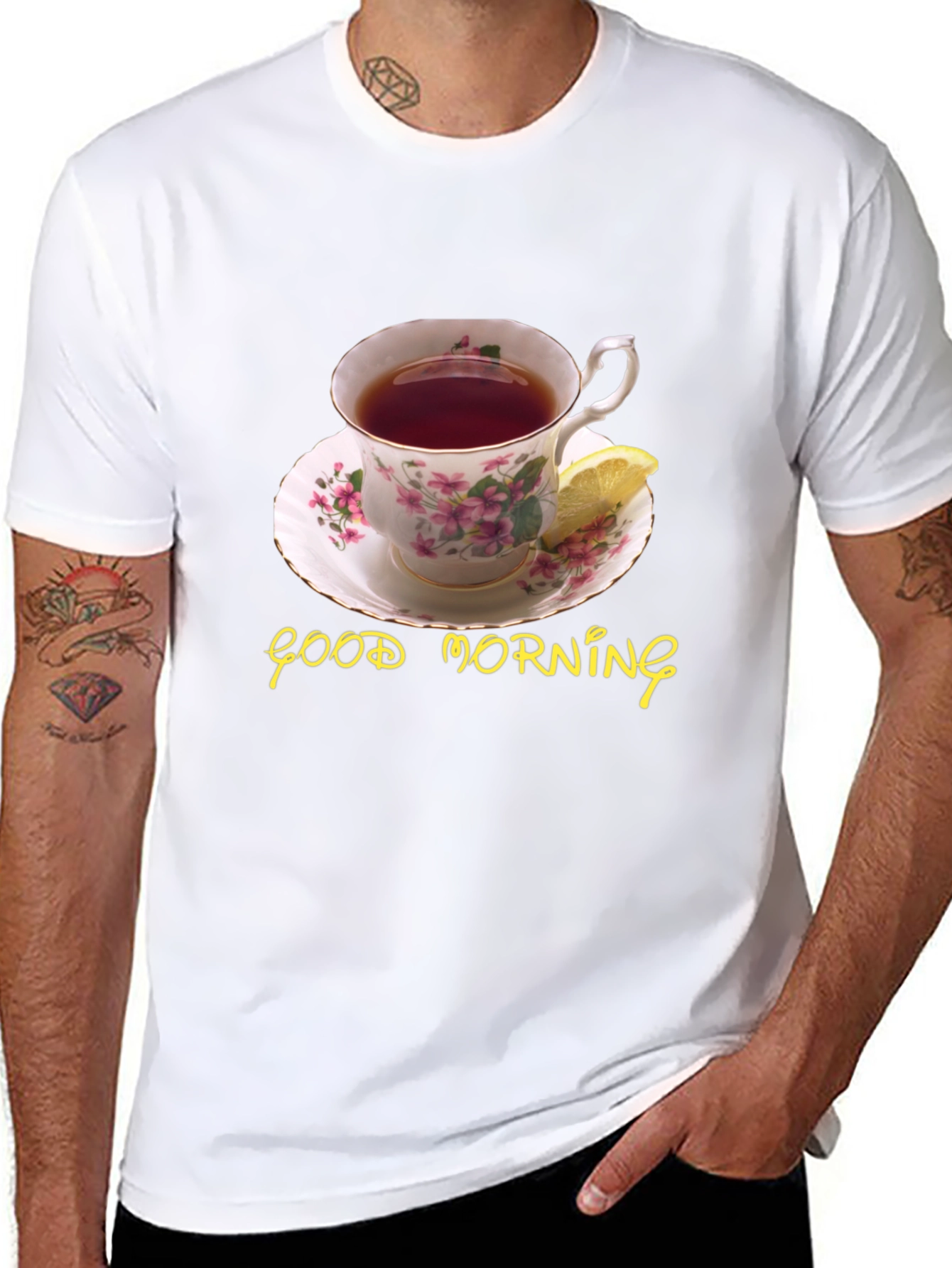 Good Morning Tea Cup T-Shirt