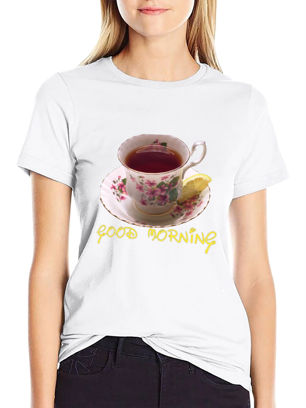 Good Morning Tea Cup T-Shirt