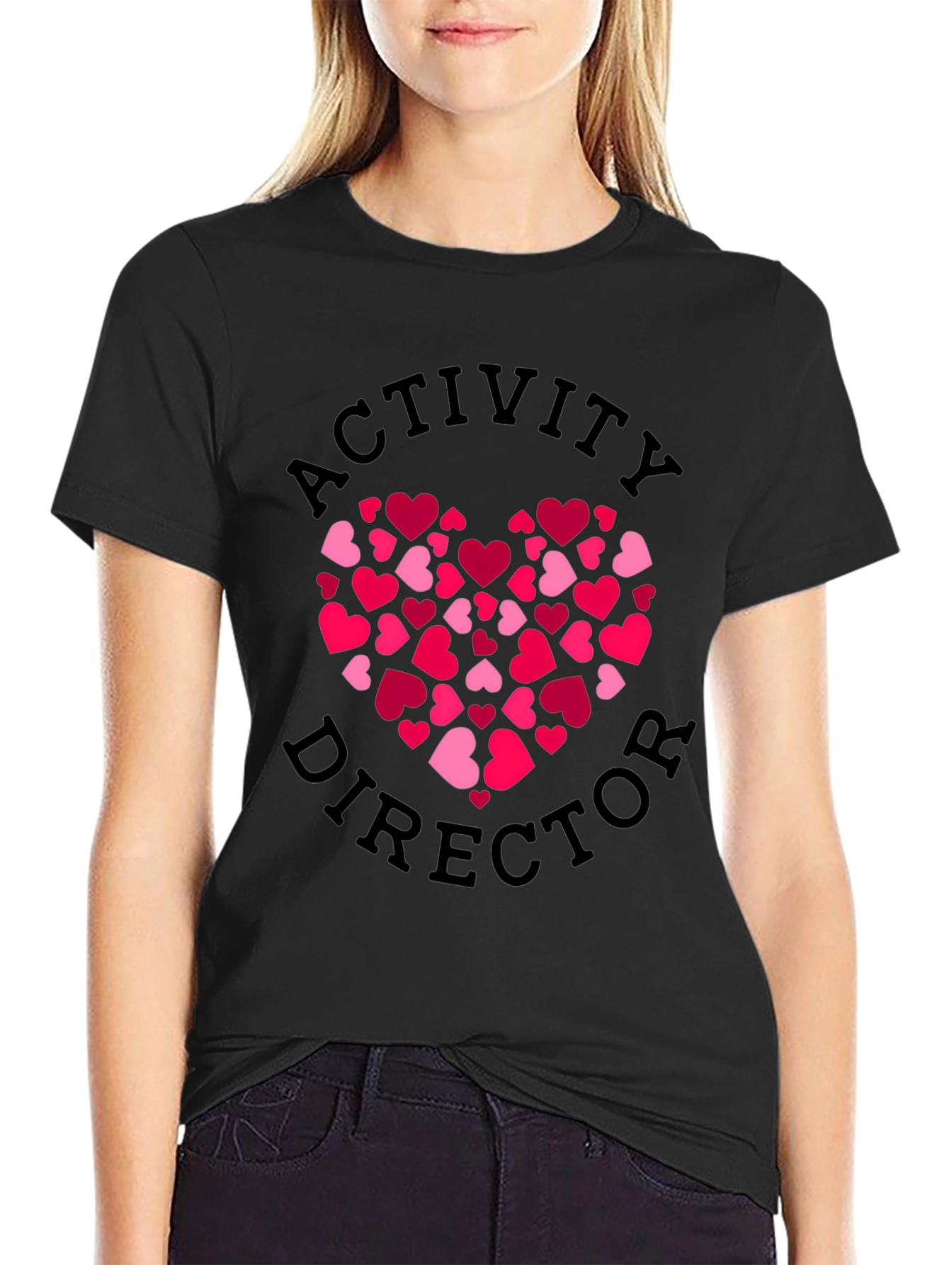 Activity Director Heart T-Shirt - Valentines Day Staff Tee