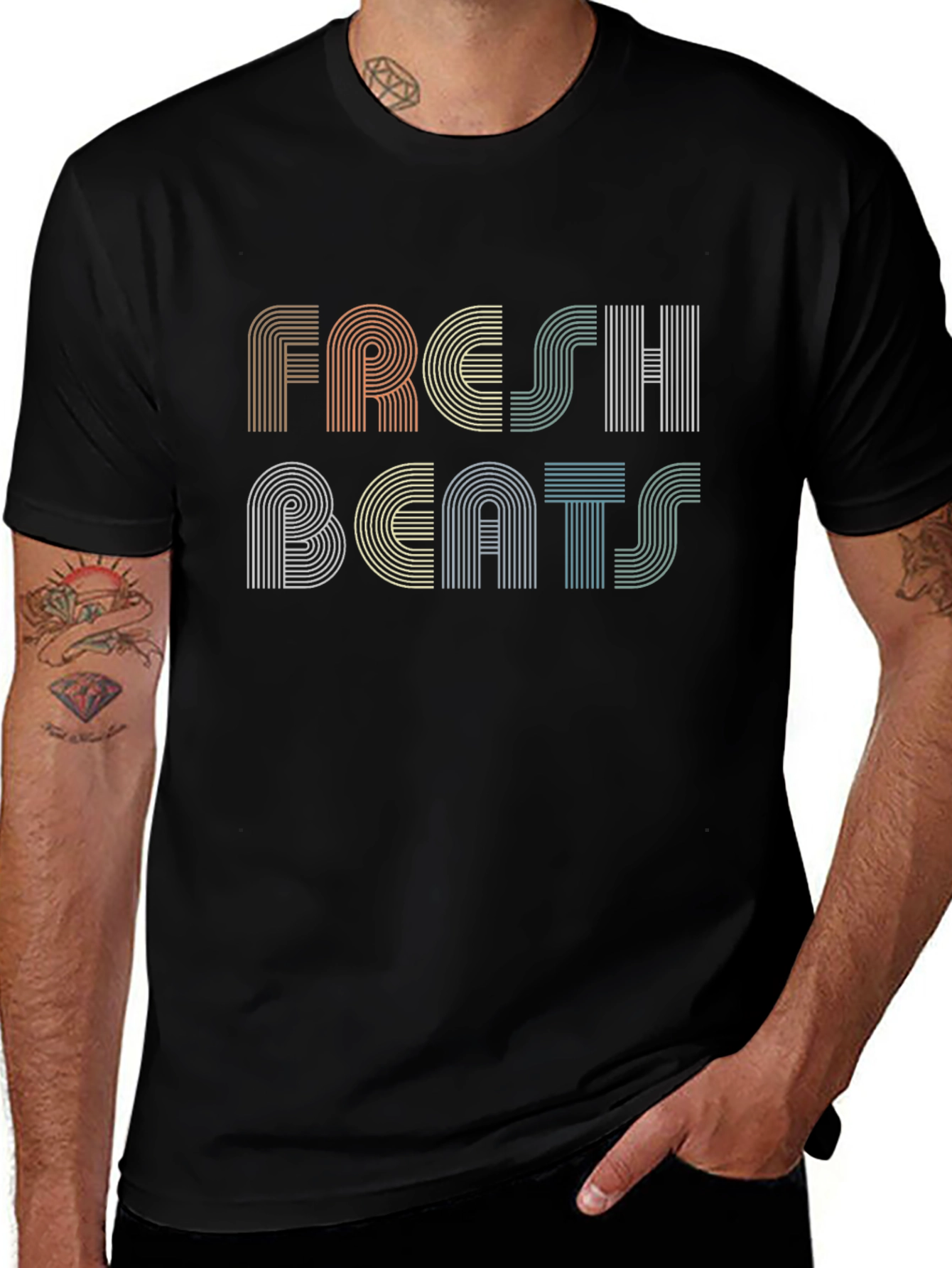 Retro Fresh Beats Graphic Tee