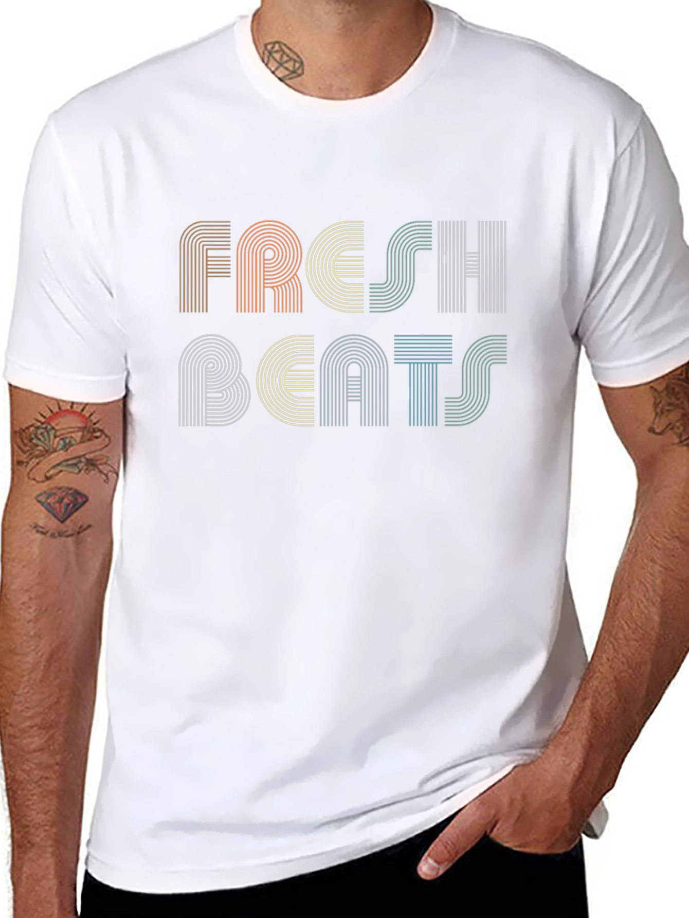 Retro Fresh Beats Graphic Tee