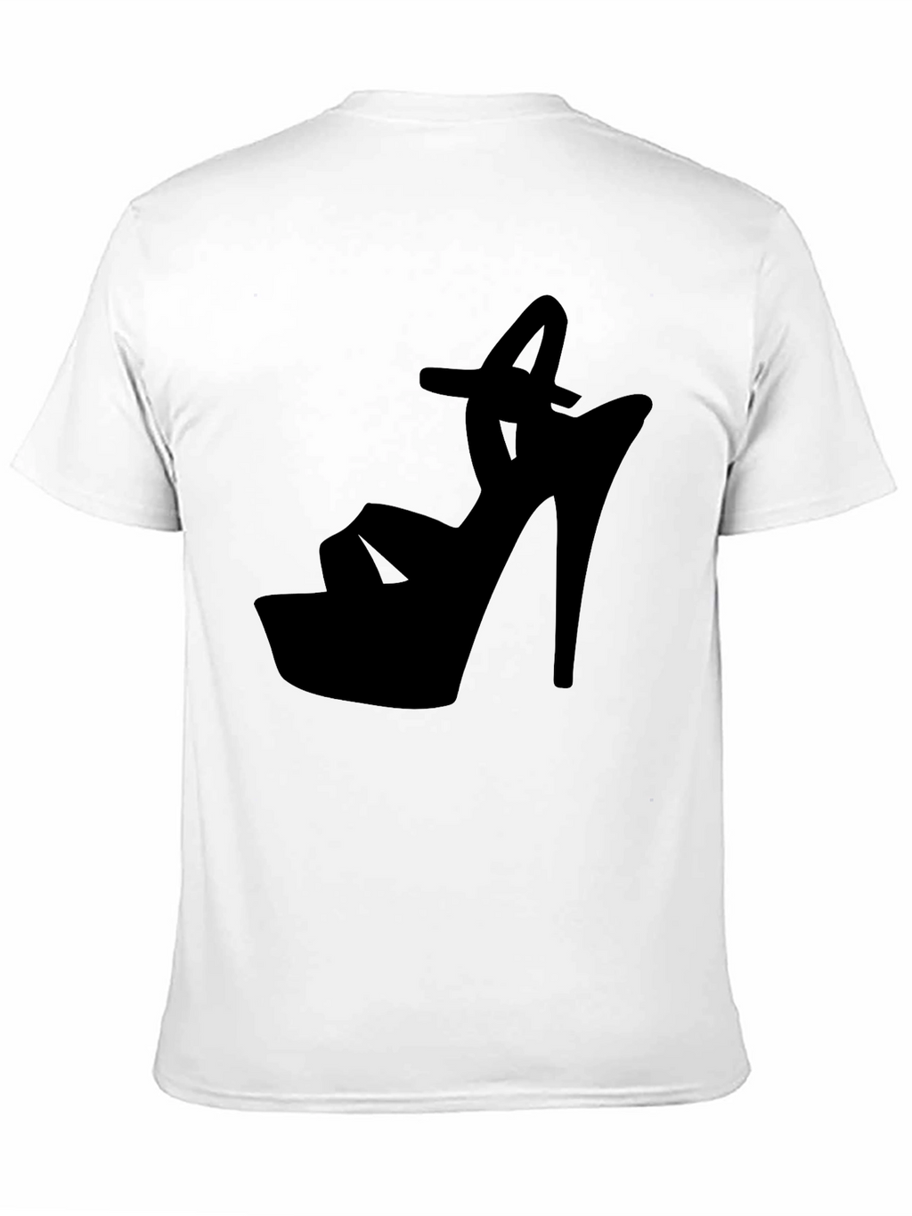 Black High Heel Silhouette Graphic Tee