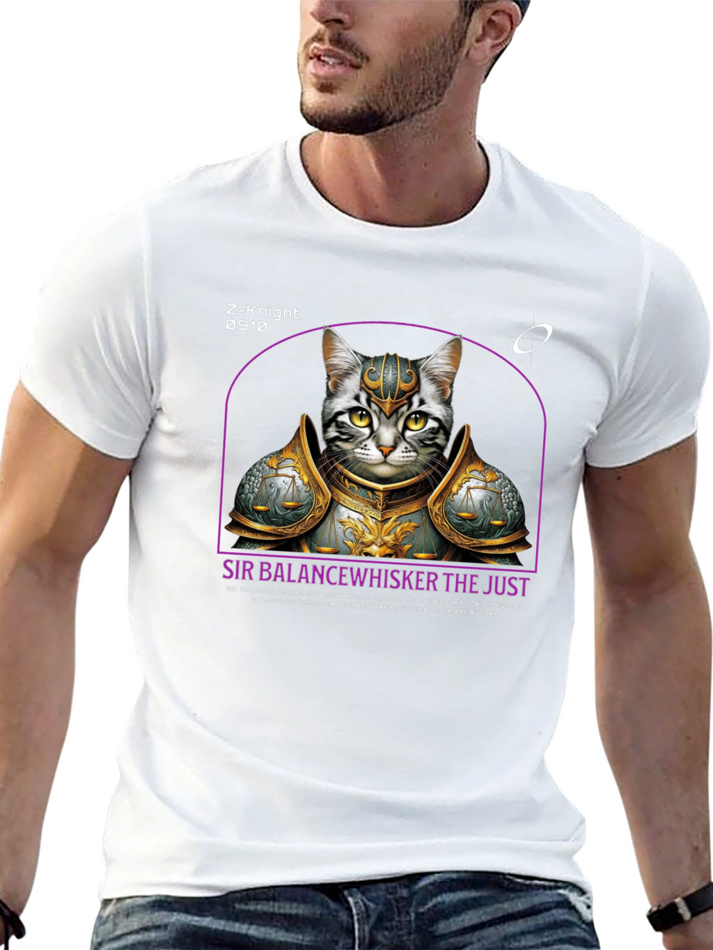 Sir Balancewhisker the Just T-Shirt