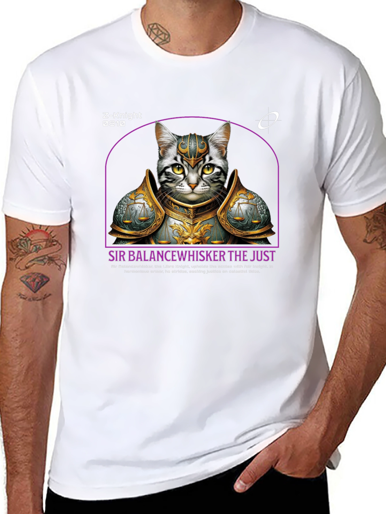 Sir Balancewhisker the Just T-Shirt