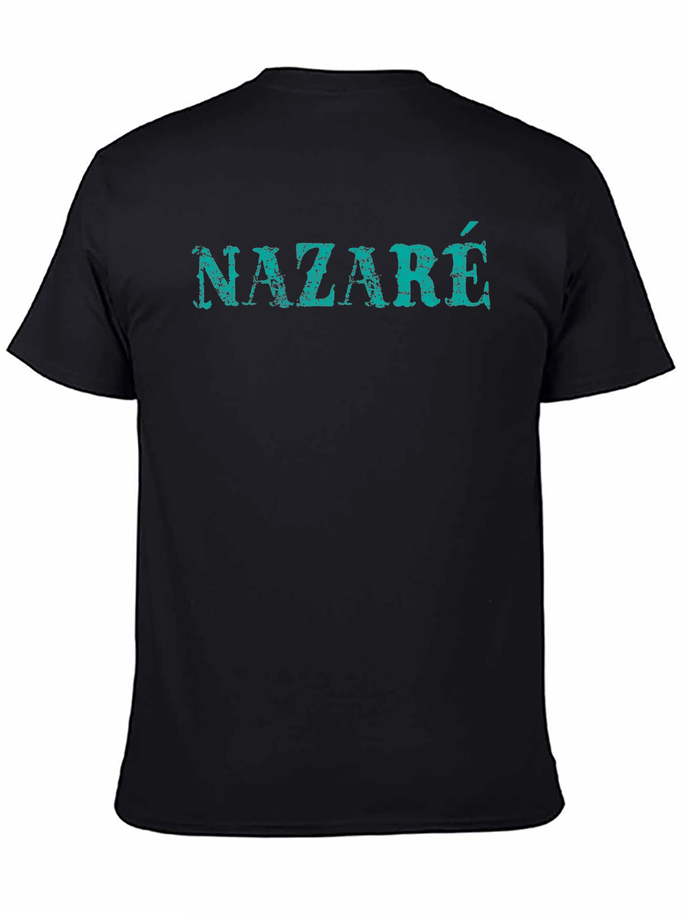 Nazaré Graphic T-Shirt - Black Cotton Tee