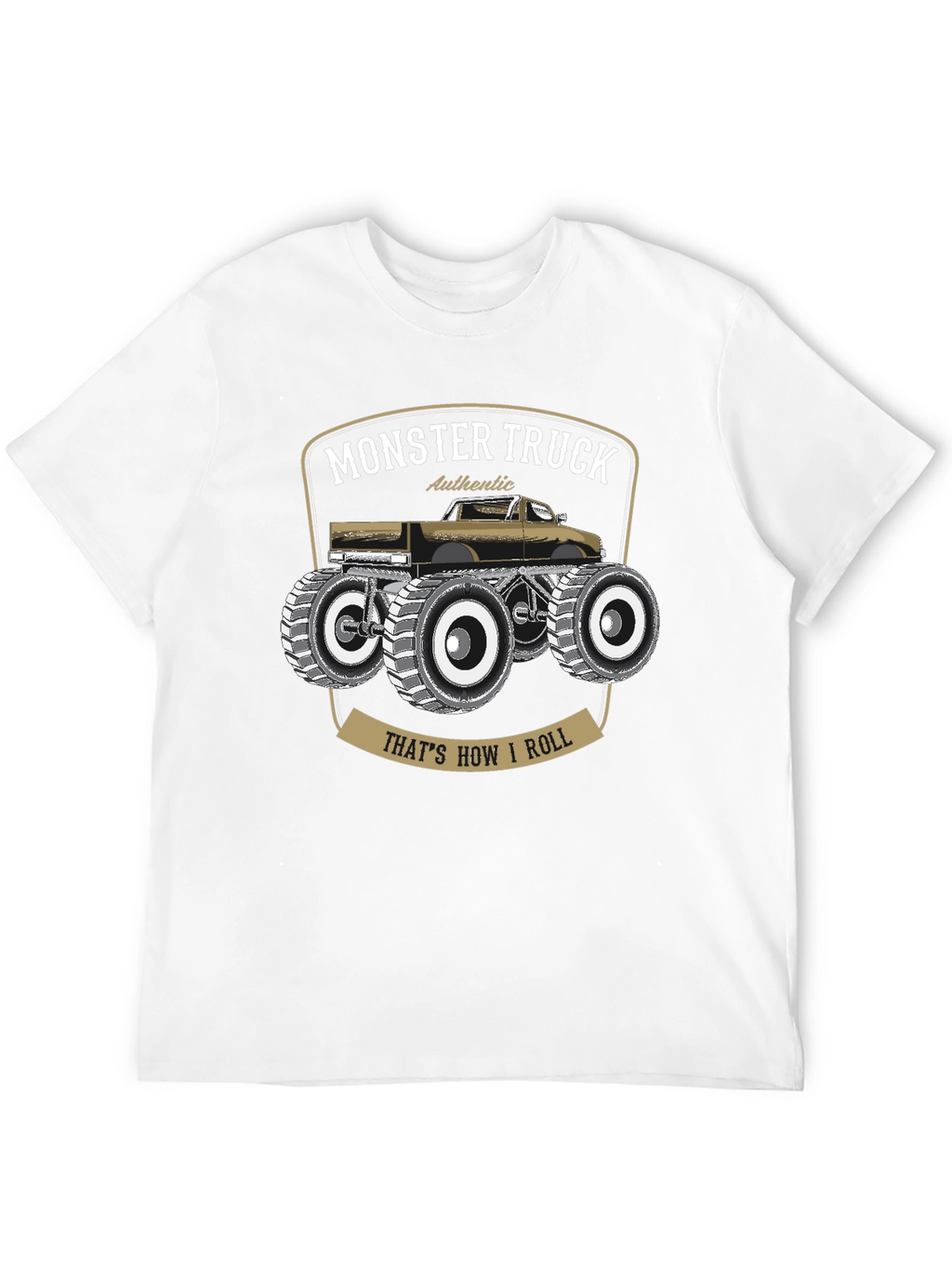 Monster Truck Graphic T-Shirt - Thats How I Roll!