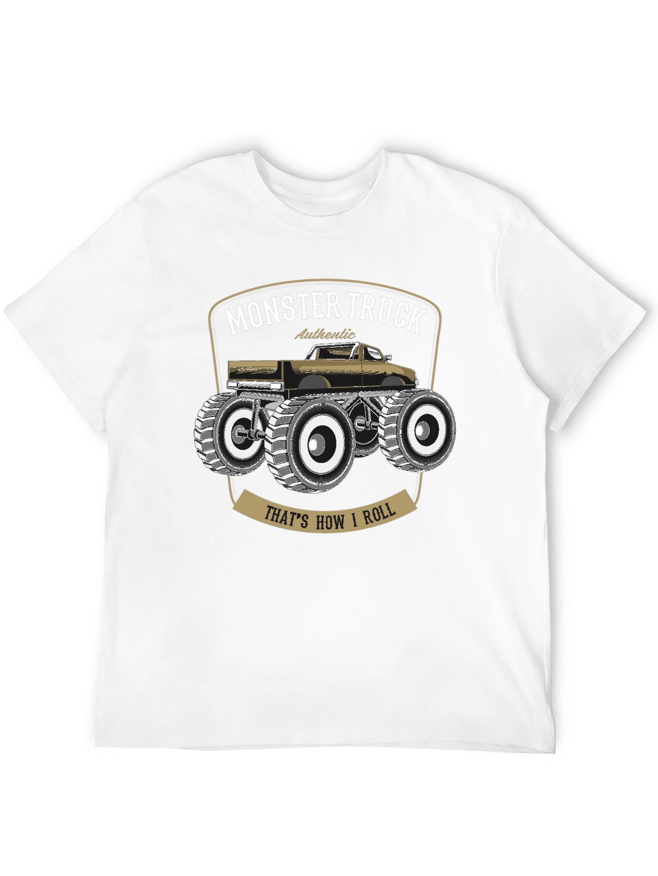 Monster Truck Graphic T-Shirt - Thats How I Roll!