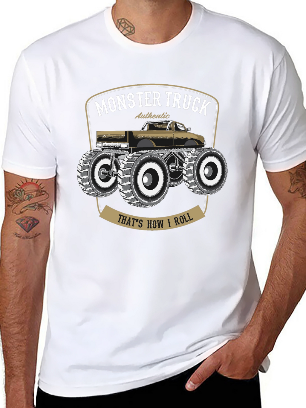 Monster Truck Graphic T-Shirt - Thats How I Roll!