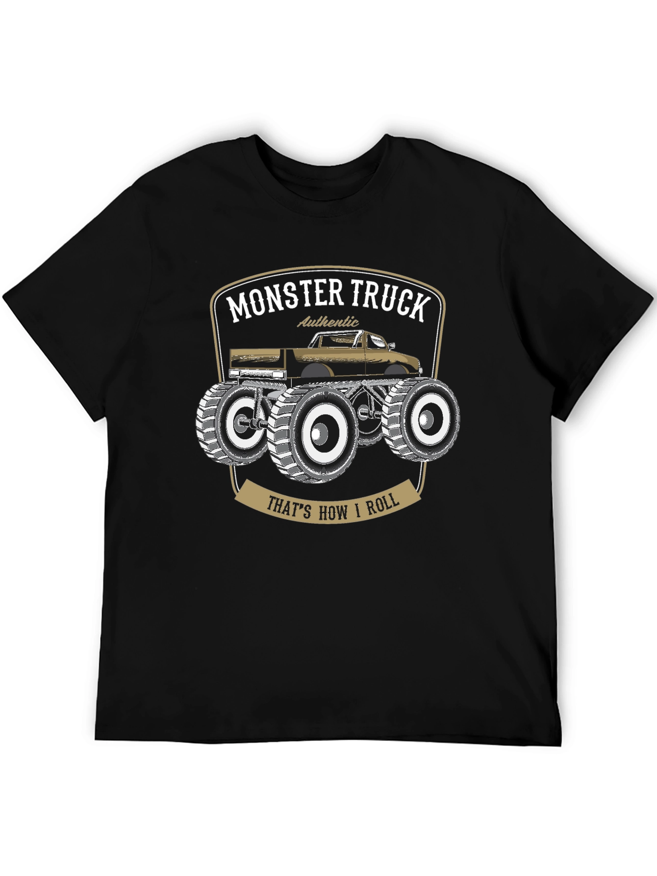 Monster Truck Graphic T-Shirt - Thats How I Roll!