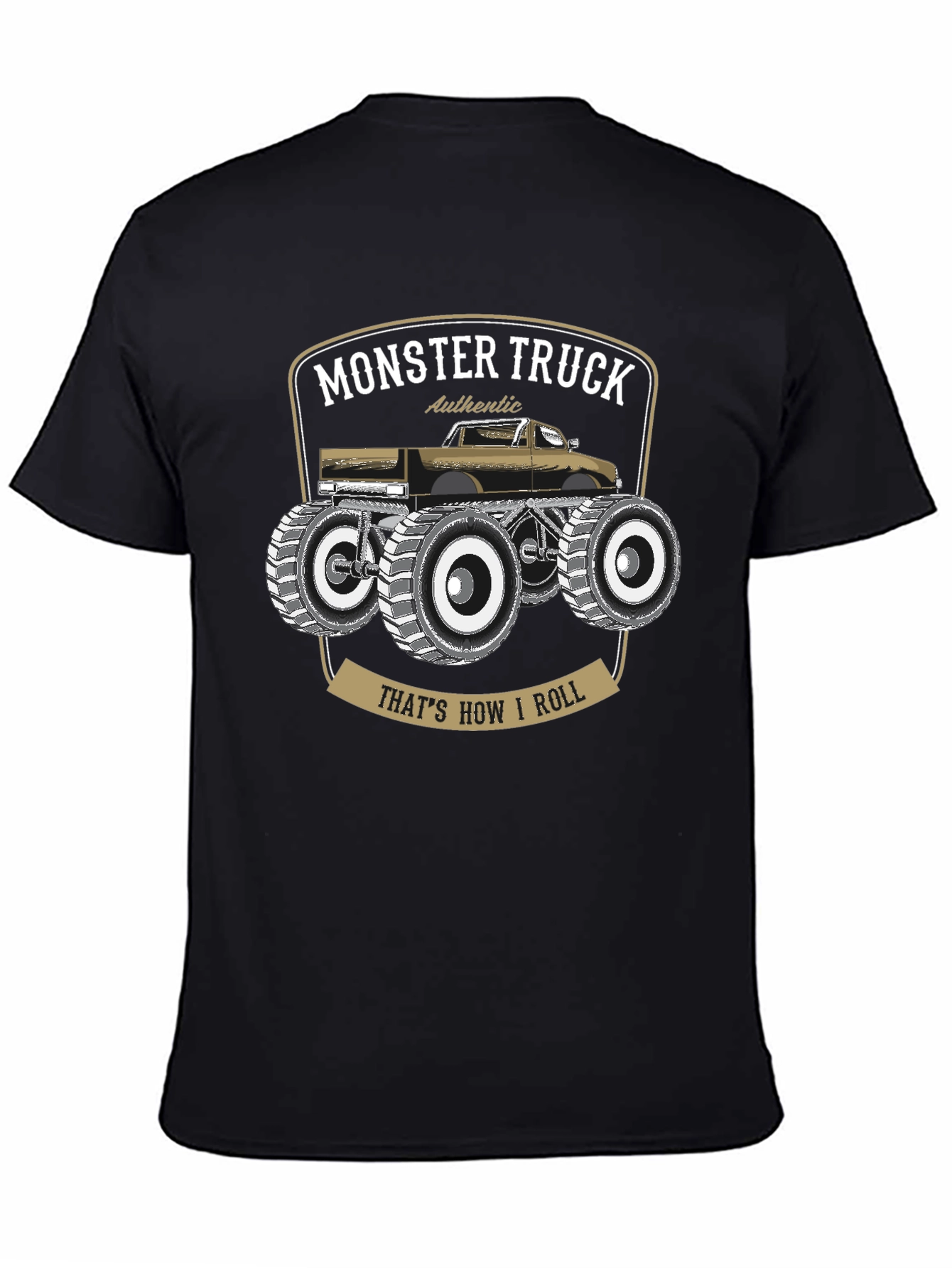 Monster Truck Graphic T-Shirt - Thats How I Roll!