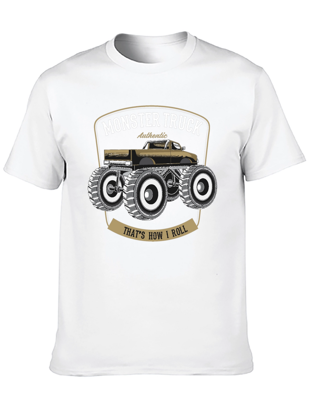 Monster Truck Graphic T-Shirt - Thats How I Roll!