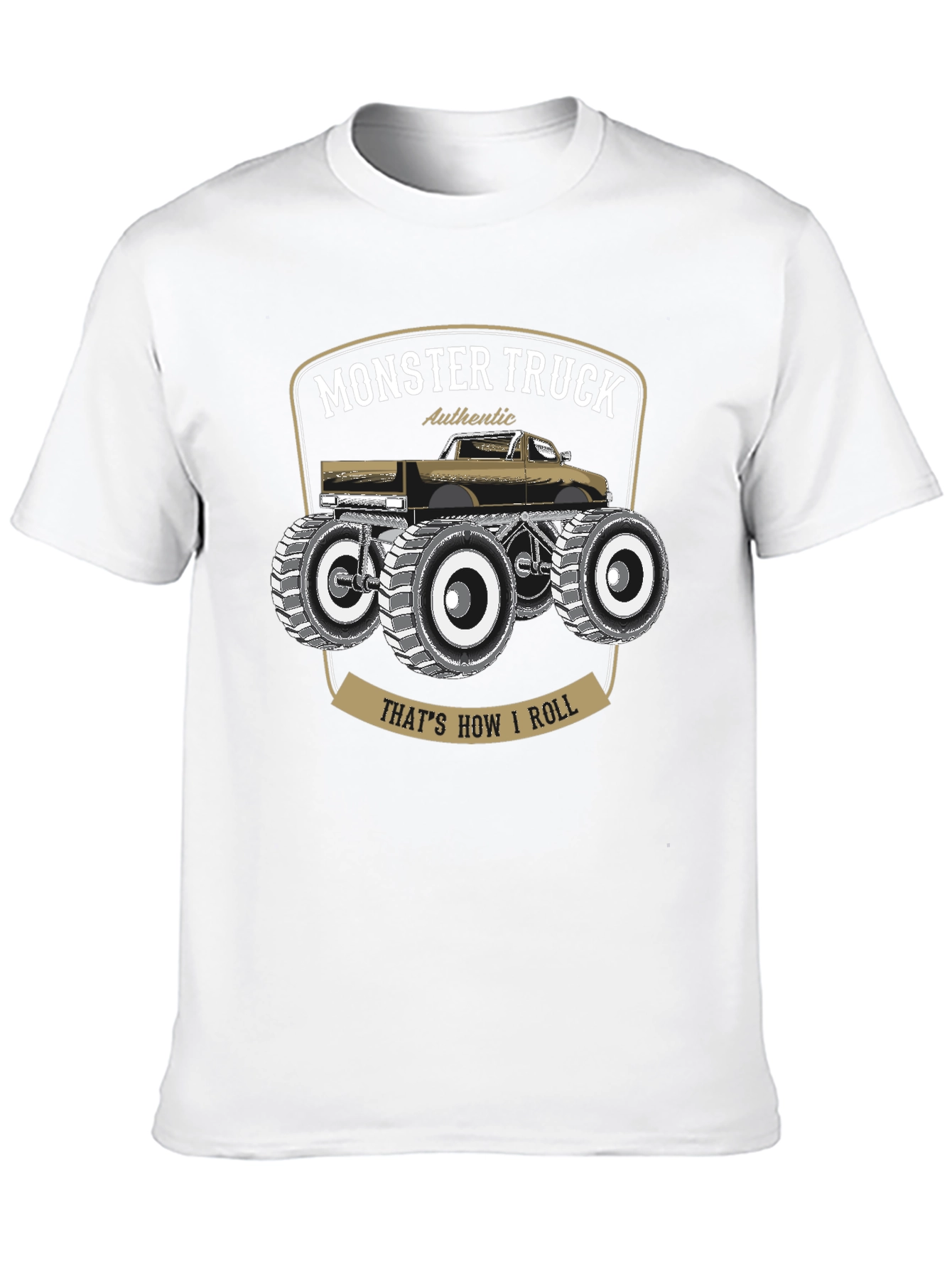 Monster Truck Graphic T-Shirt - Thats How I Roll!