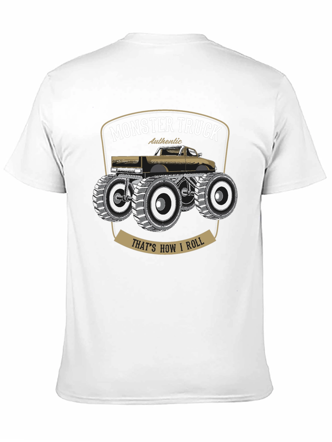 Monster Truck Graphic T-Shirt - Thats How I Roll!