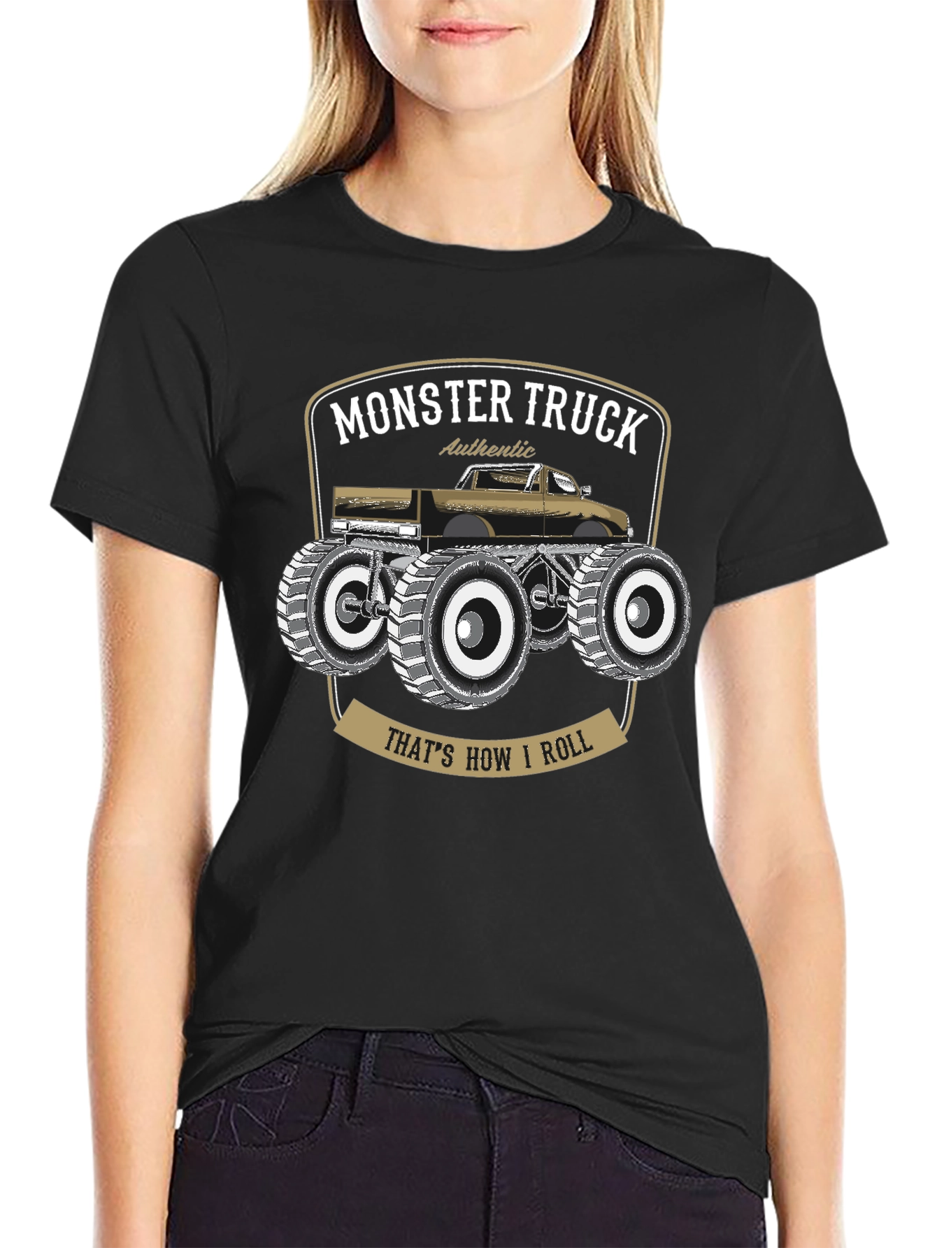Monster Truck Graphic T-Shirt - Thats How I Roll!