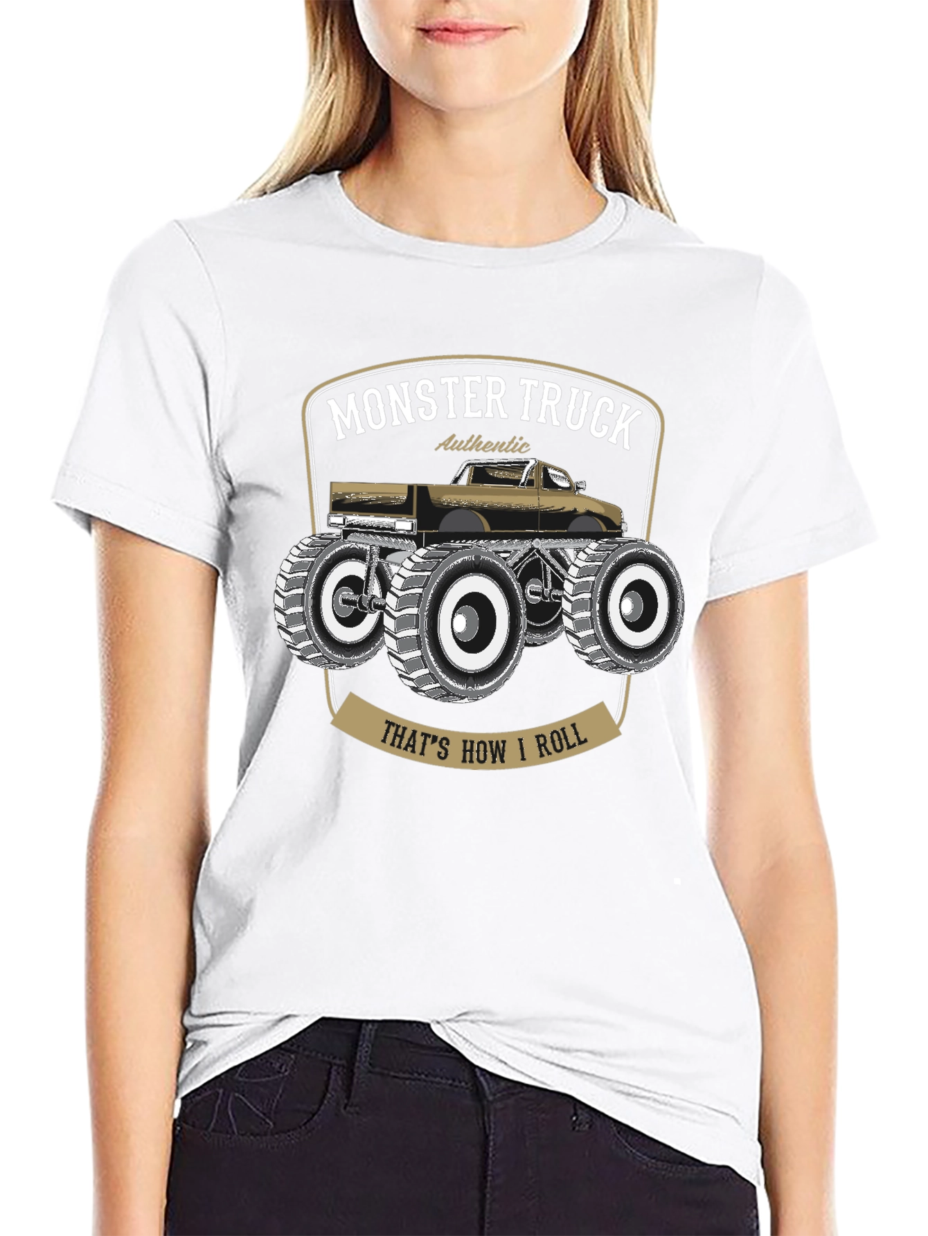 Monster Truck Graphic T-Shirt - Thats How I Roll!