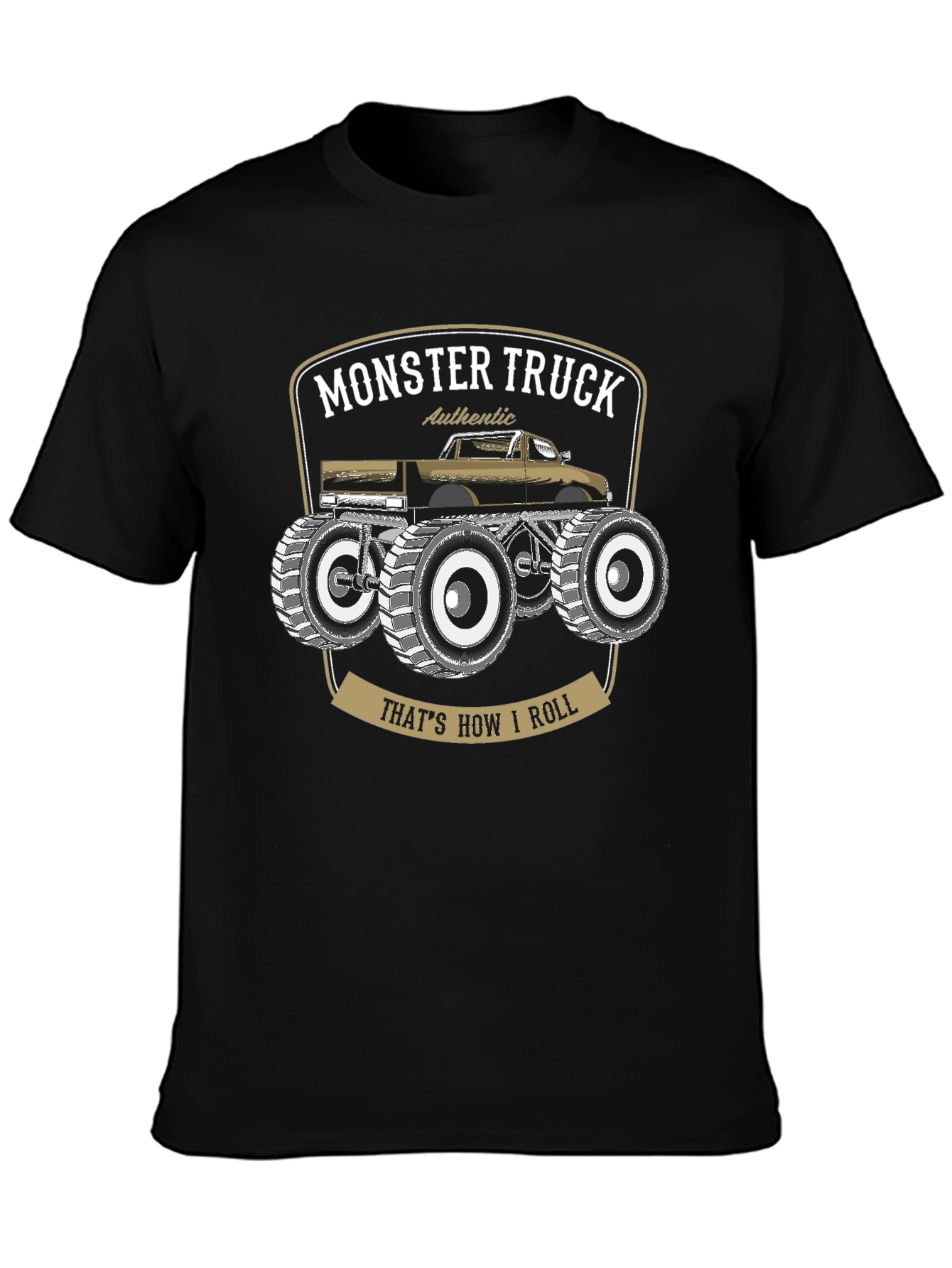 Monster Truck Graphic T-Shirt - Thats How I Roll!