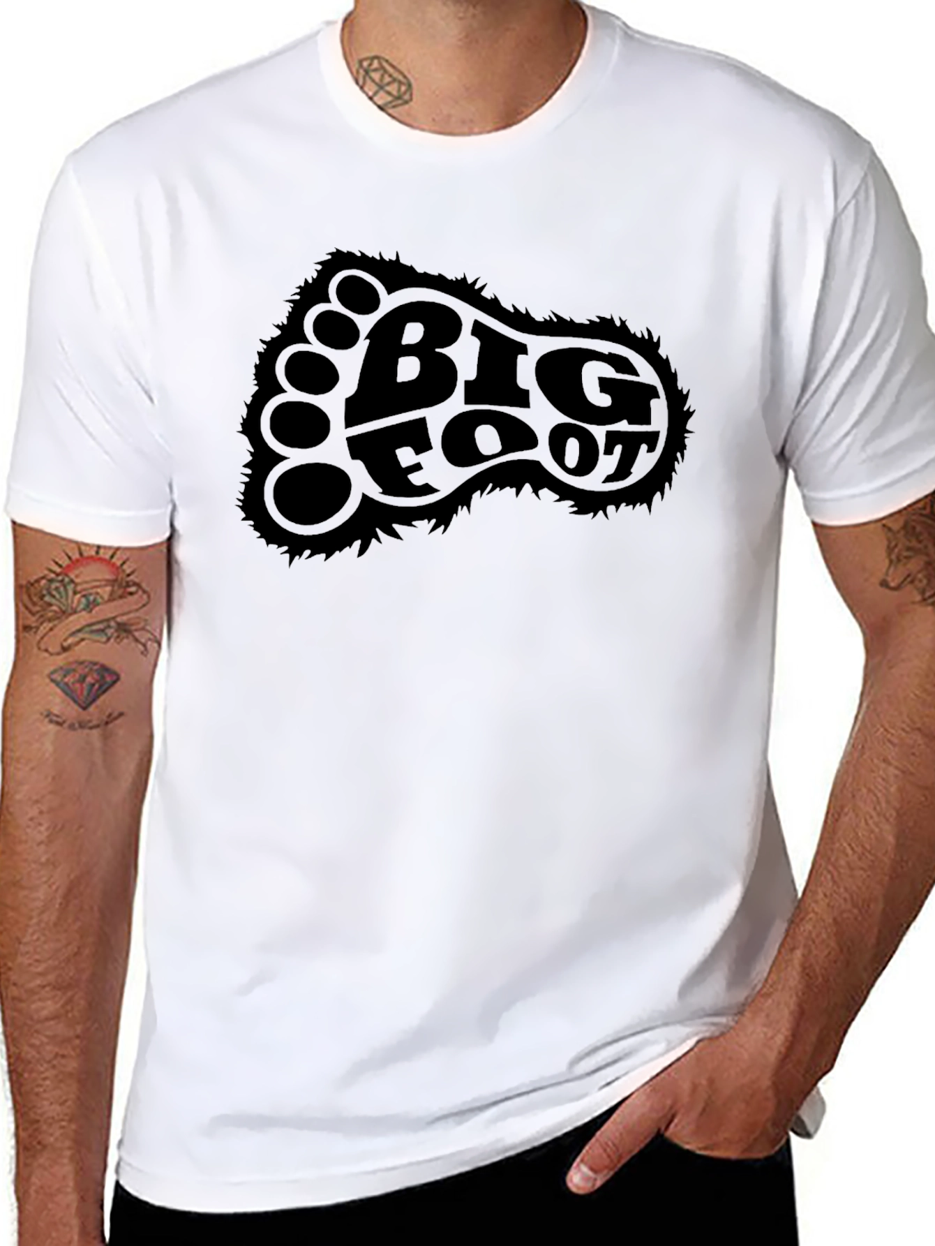 Bigfoot T-Shirt - Black Graphic Tee