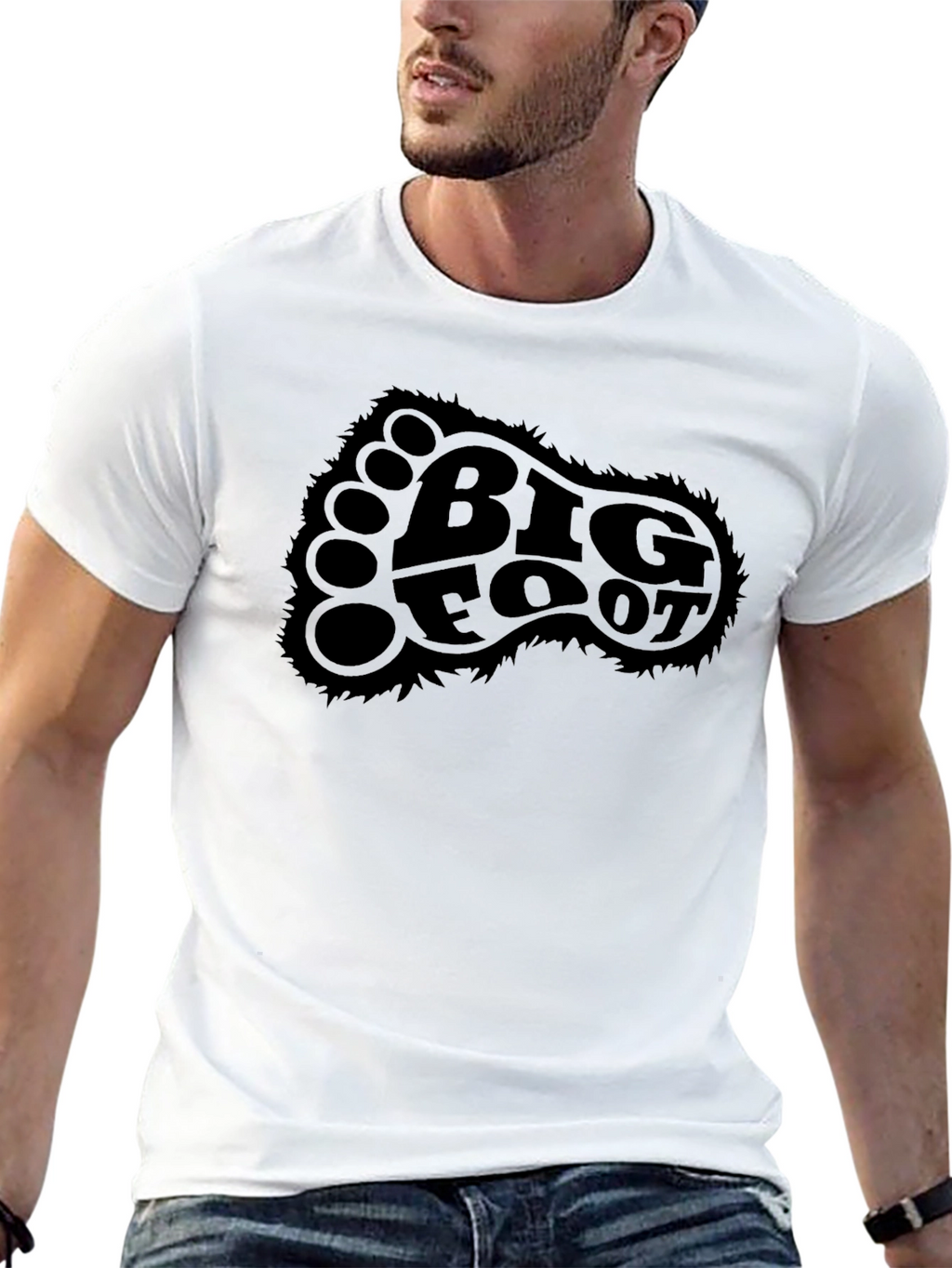 Bigfoot T-Shirt - Black Graphic Tee