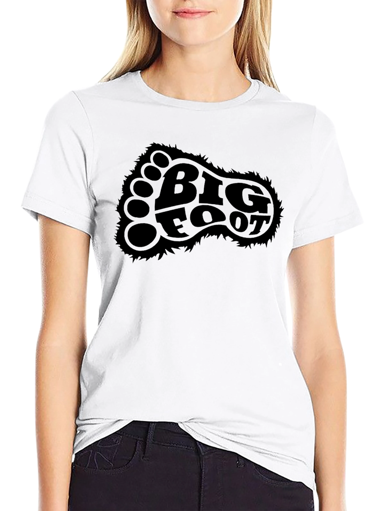 Bigfoot T-Shirt - Black Graphic Tee