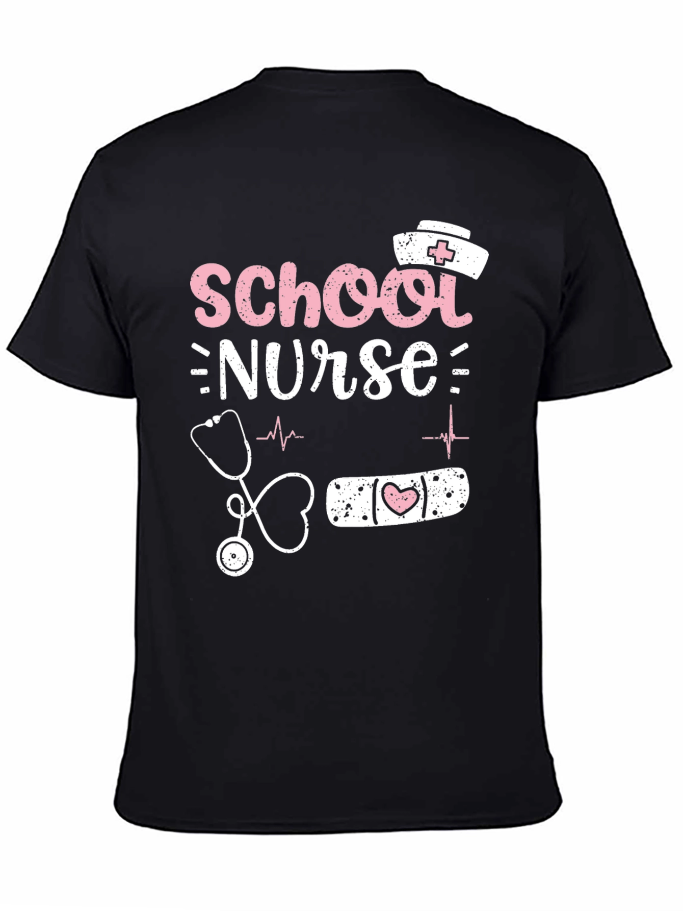 School Nurse Graphic Tee - Heartfelt Design