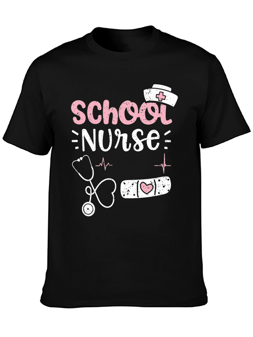 School Nurse Graphic Tee - Heartfelt Design
