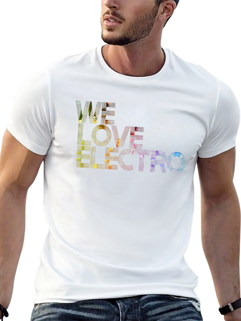We Love Electro Black Graphic Tee