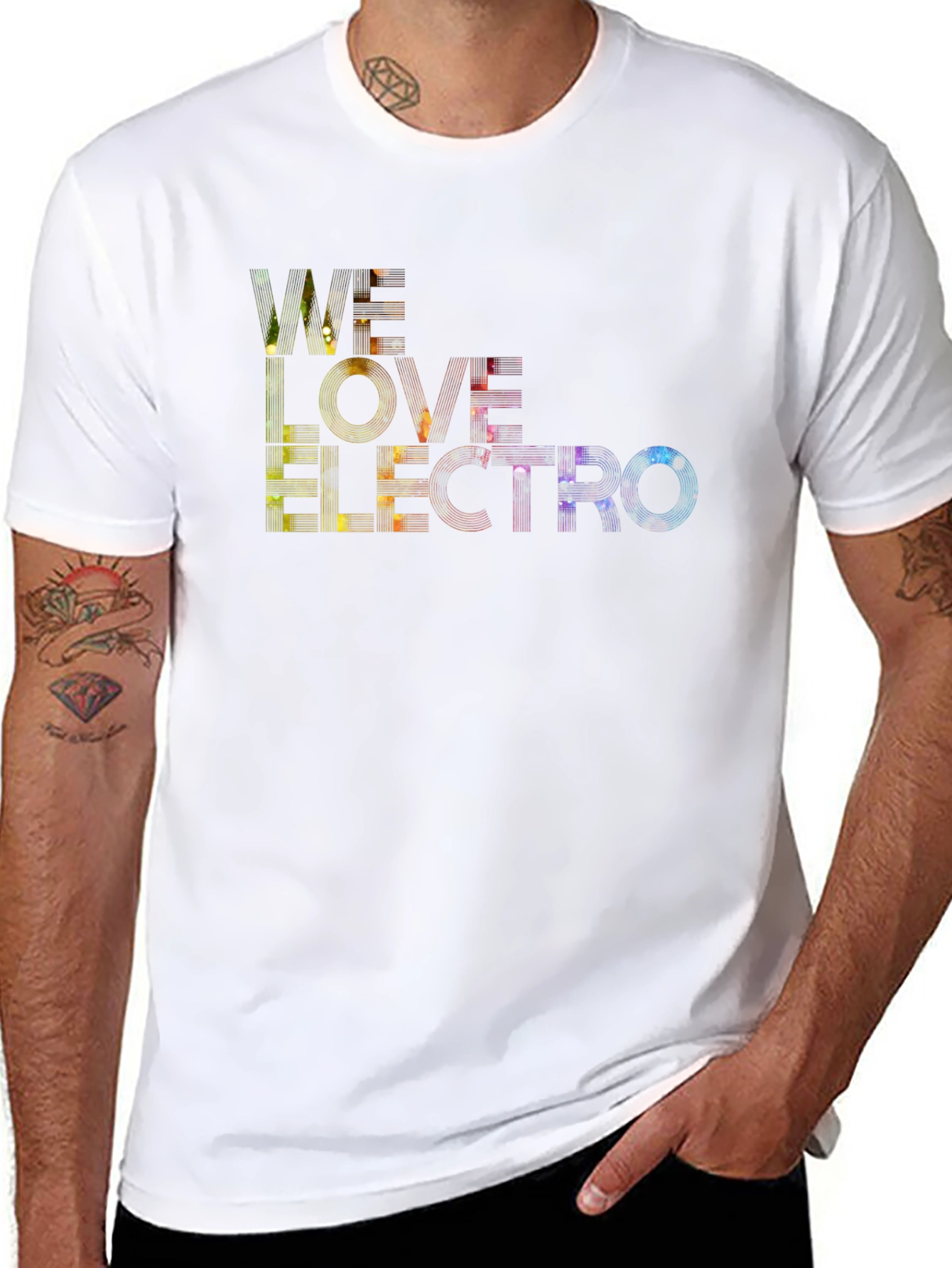 We Love Electro Black Graphic Tee