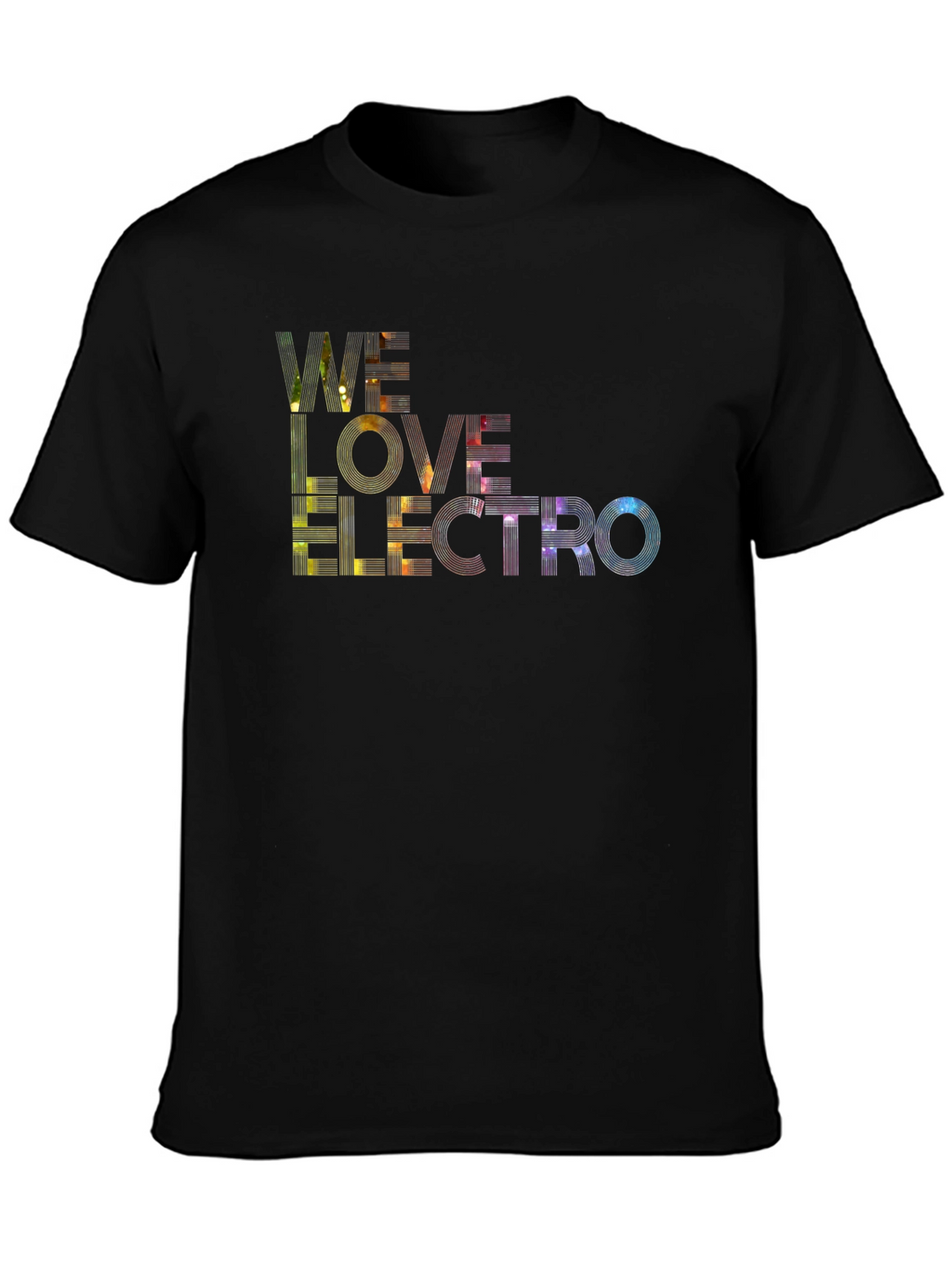 We Love Electro Black Graphic Tee