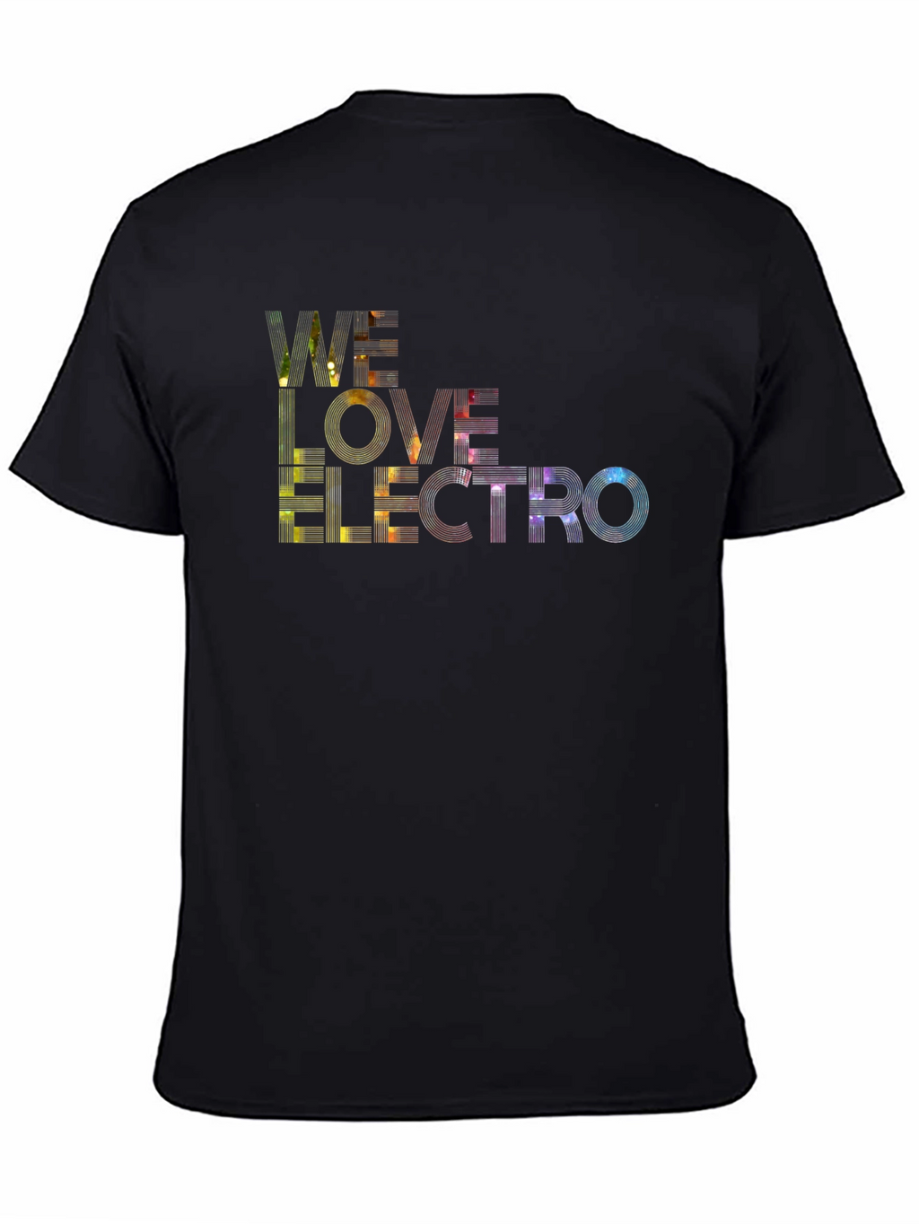 We Love Electro Black Graphic Tee