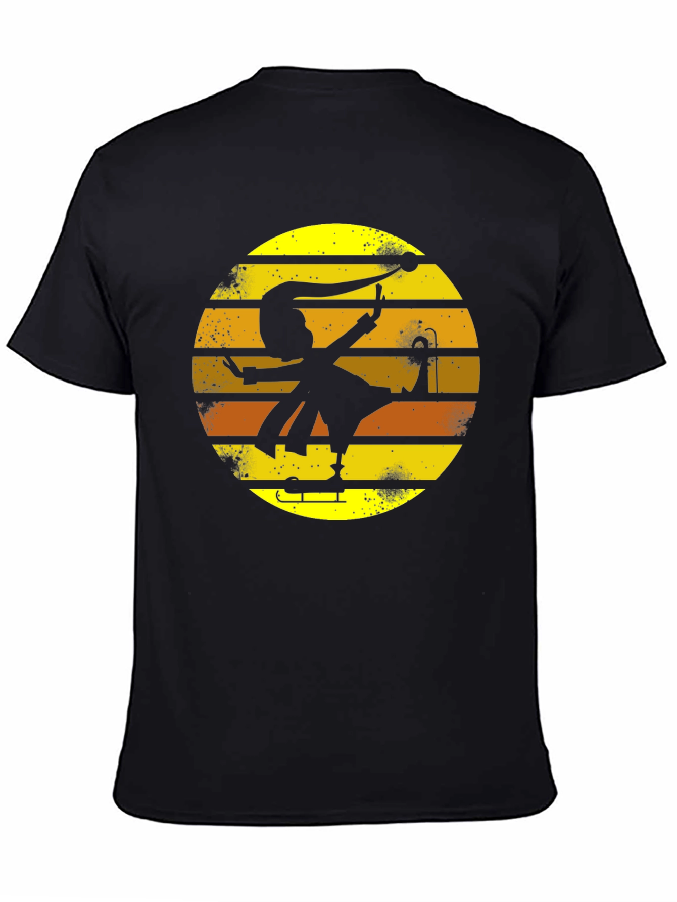 Retro Jester Silhouette Graphic Tee