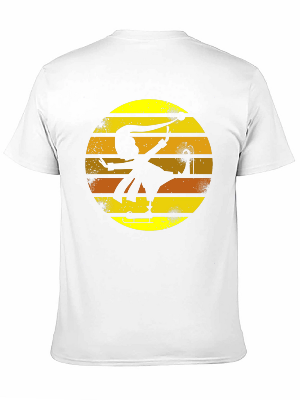 Retro Jester Silhouette Graphic Tee