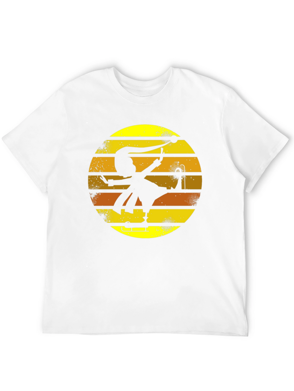 Retro Jester Silhouette Graphic Tee