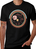 Mystic Mushroom Graphic Tee - Soft Black T-Shirt